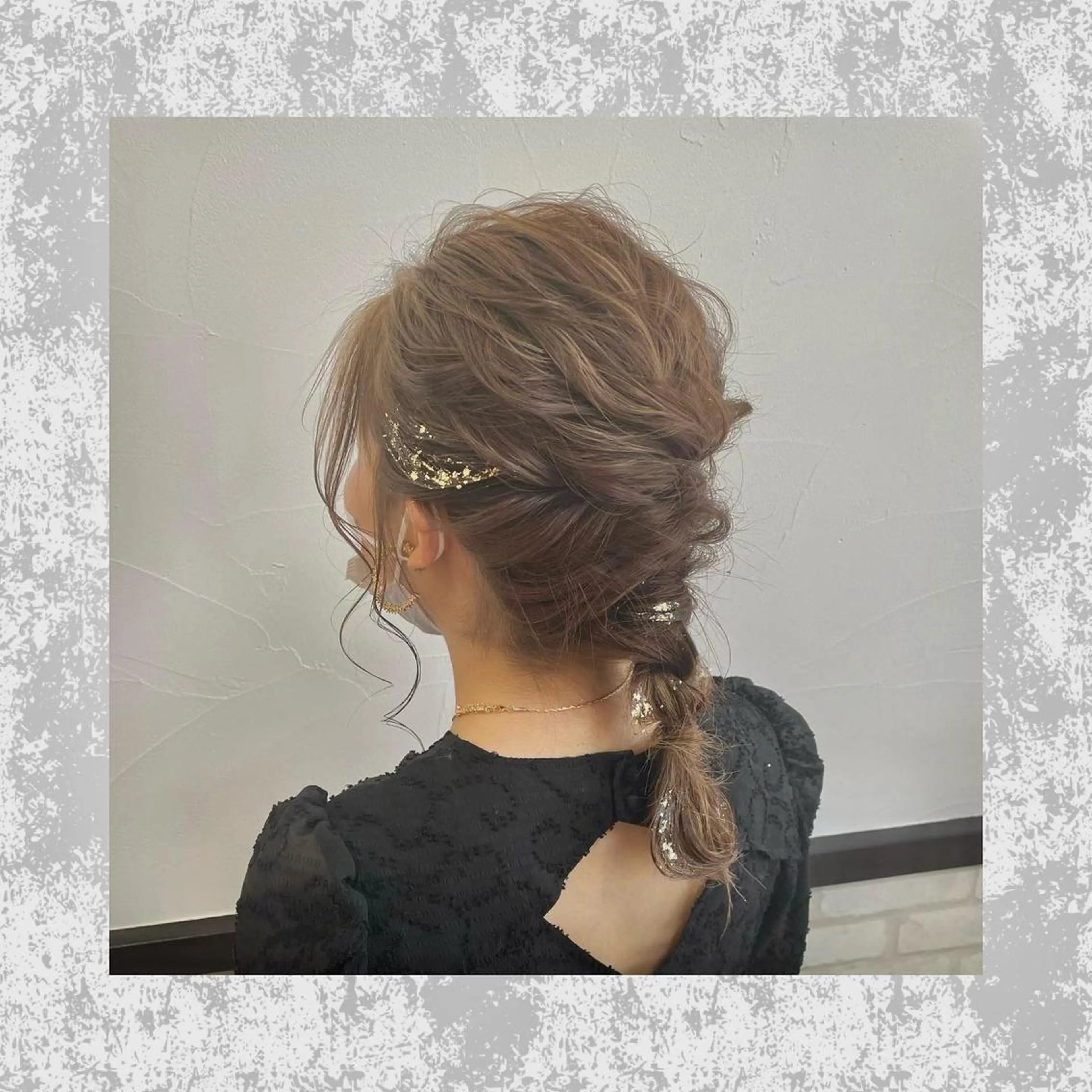 セミロング ヘアセット SALON DE KIKUCHI 本店所属・菊池 栄里奈のヘアスタイル