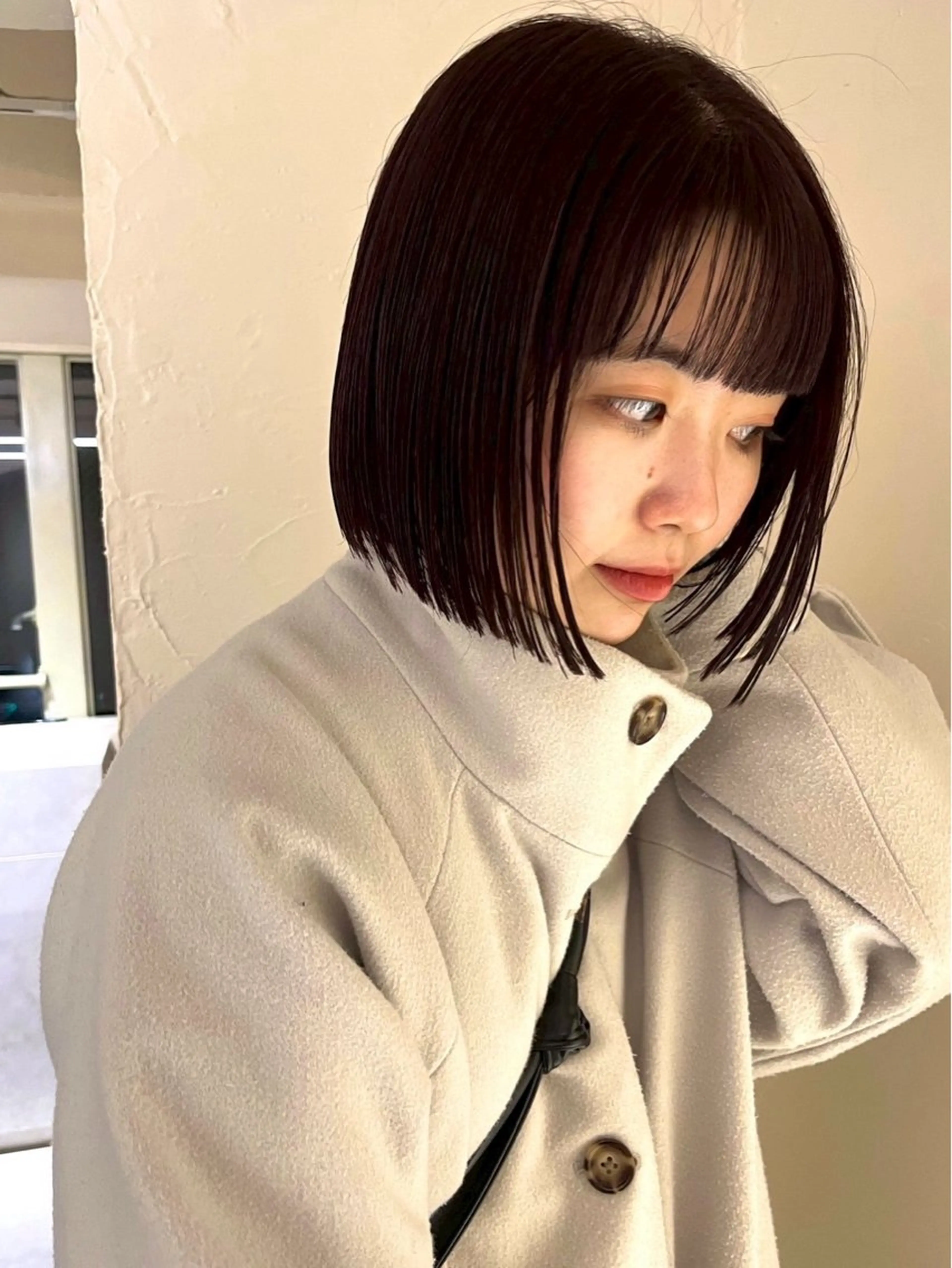 カラー ヘアカラー スパイキーショート/ センターパート/奈菜のヘアスタイル