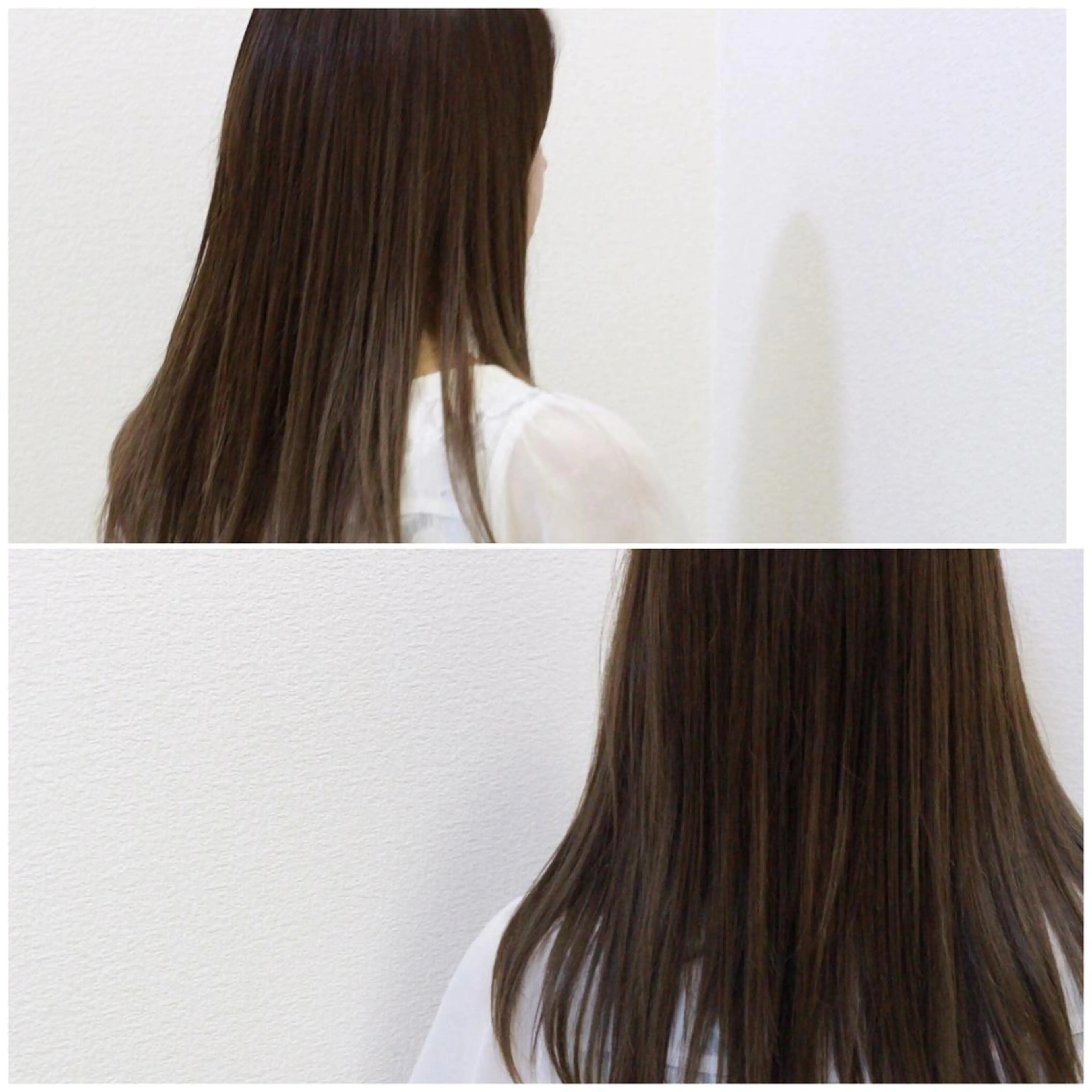 セミロング カラー ベージュカラー ラベンダーカラー ラベンダーベージュ Viage （ビアージュ）のヘアスタイル