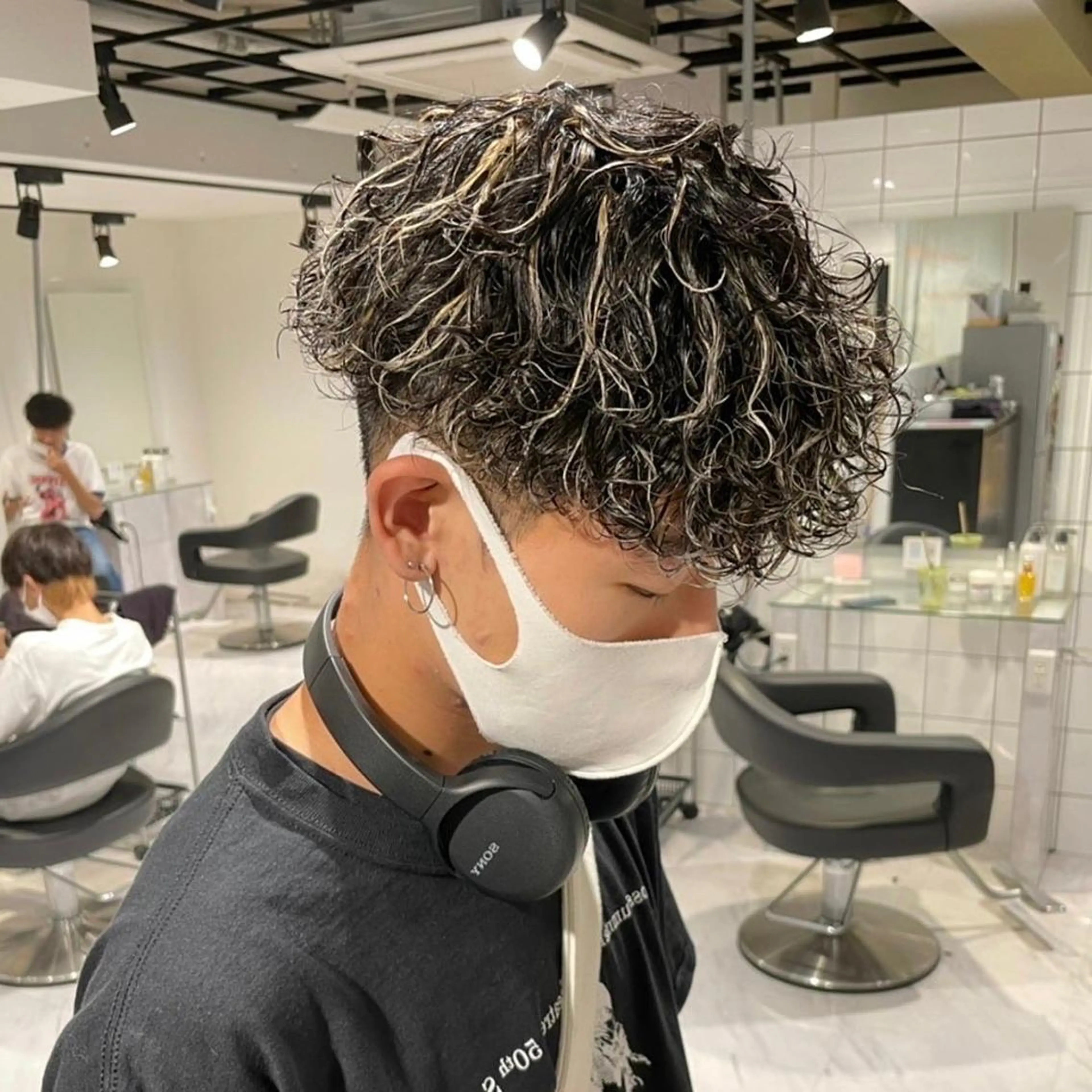 ショート カラー パーマ メンズ 🔥札幌No.1🥇 パーマ特化美容師🔥のヘアスタイル