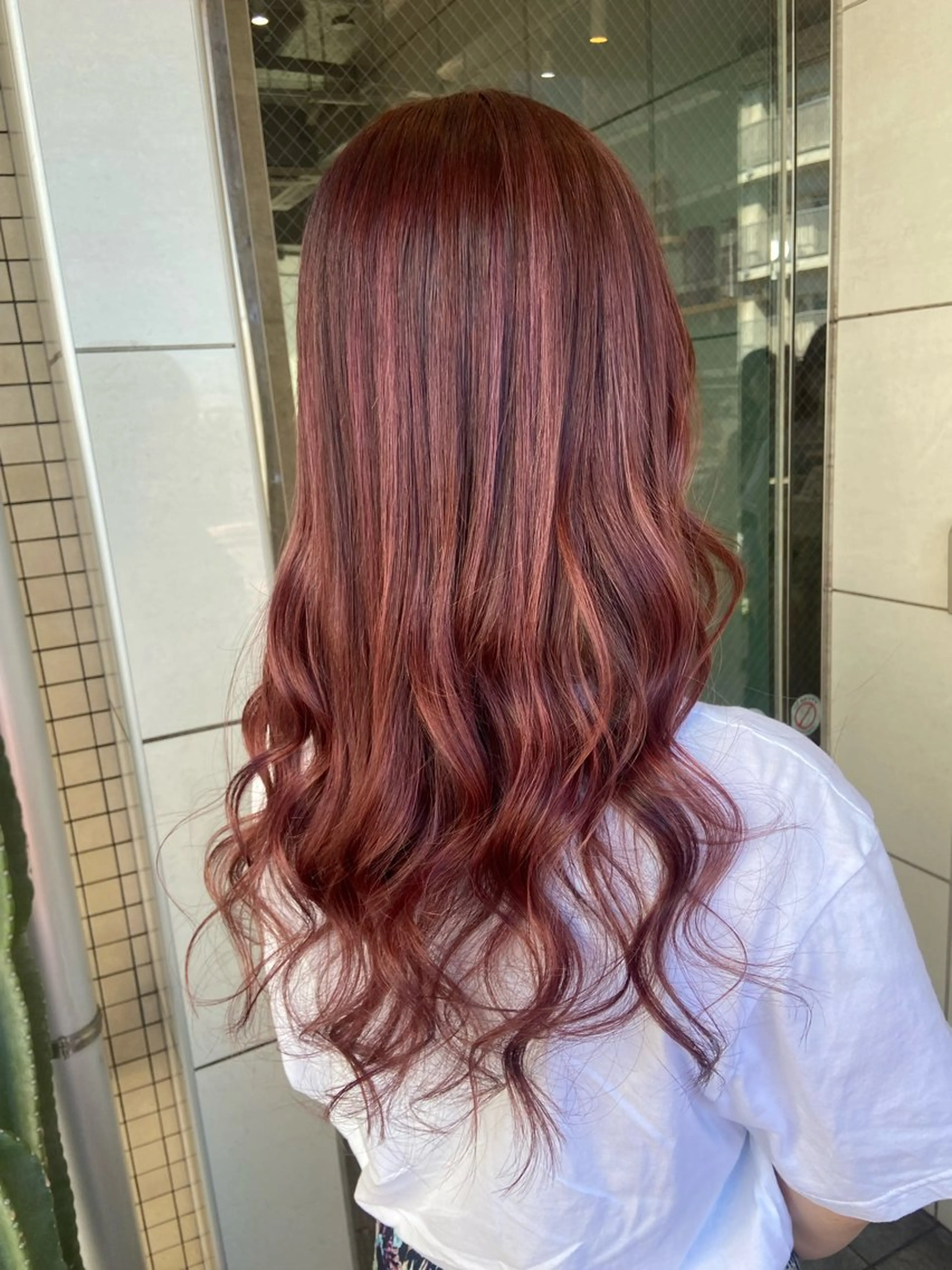 ロング カラー ヘアカラー トリートメント 🧸プルエクステ❤︎ ネイルKAO🧸のヘアスタイル