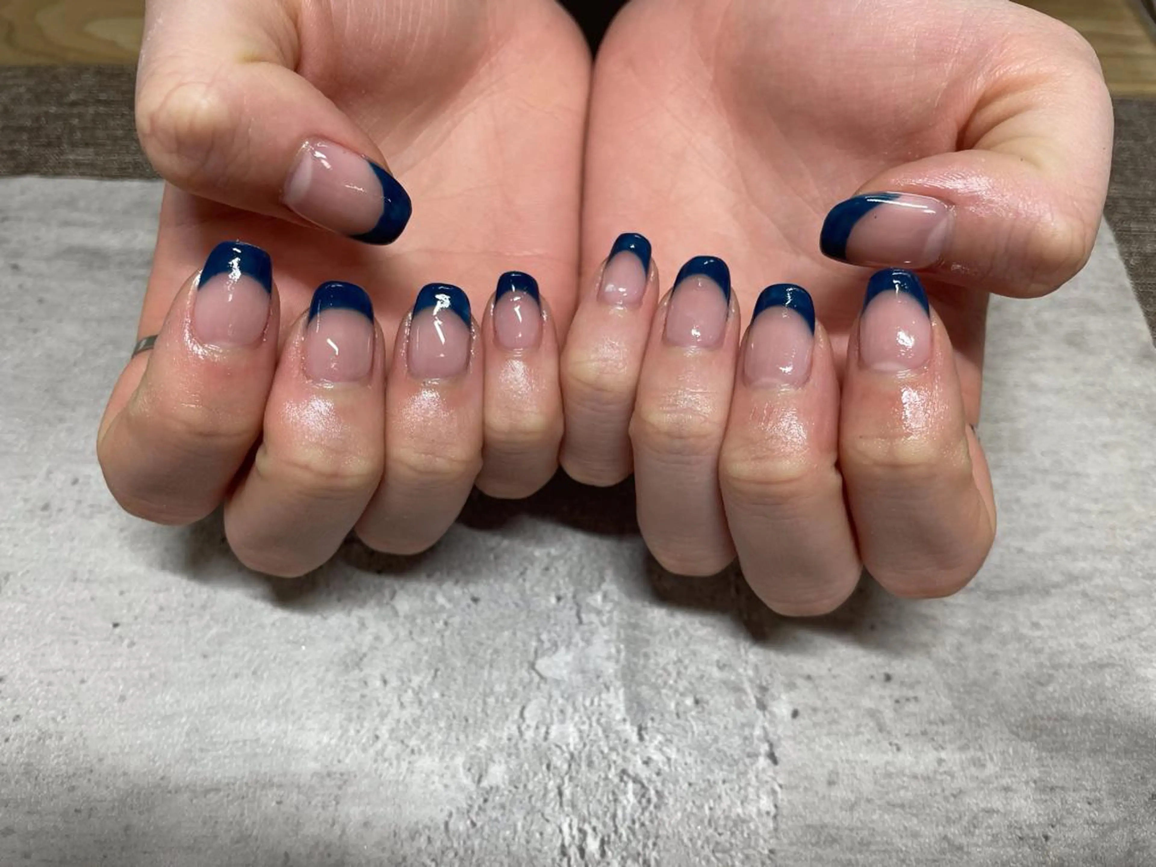 ネイル フレンチネイル Mogu nail 二子玉川のネイルデザイン