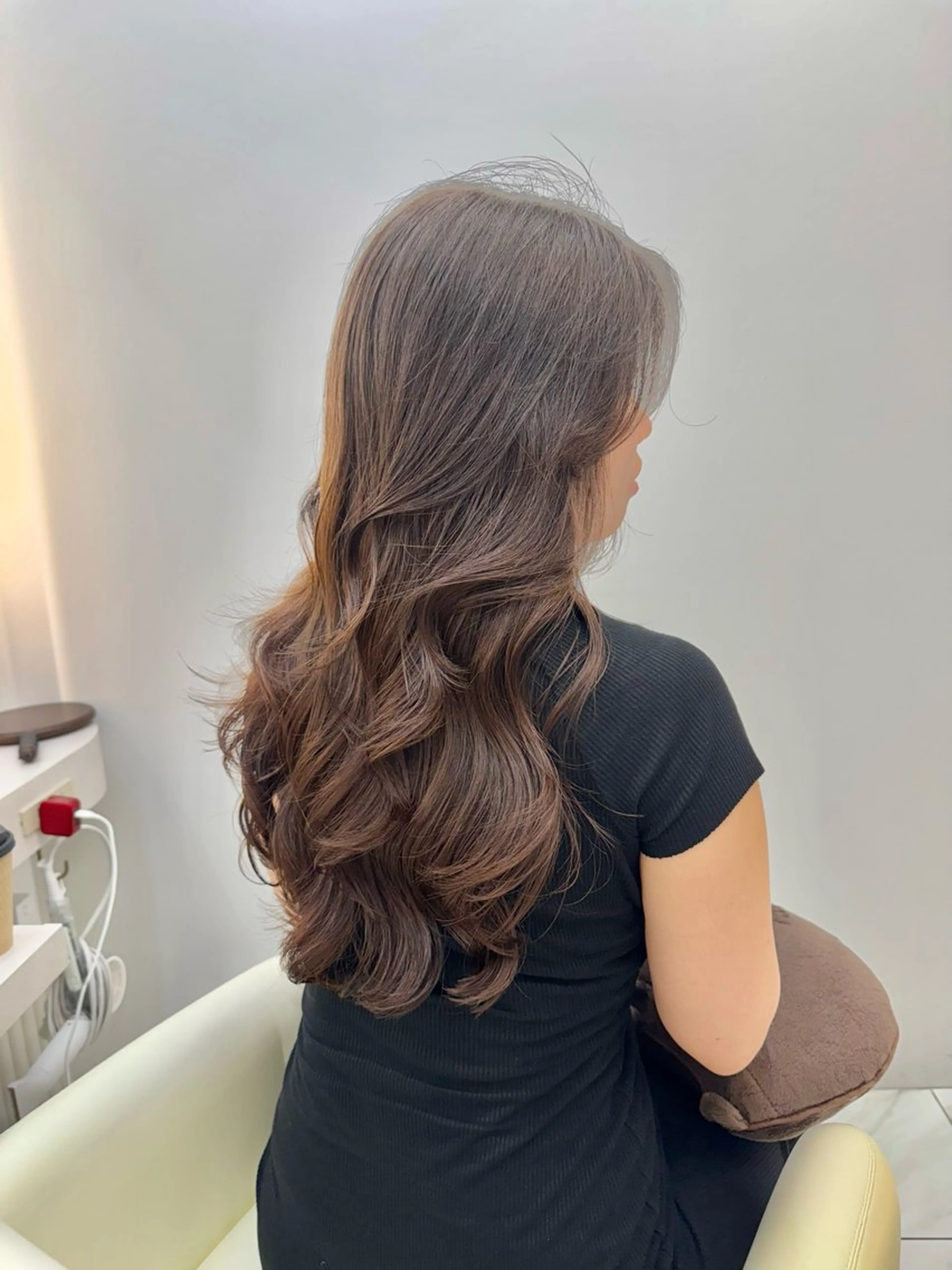 ロング パーマ ARMONY OMOTESANDO所属・コテ巻き風パーマ🌀 佐藤潤希のヘアスタイル