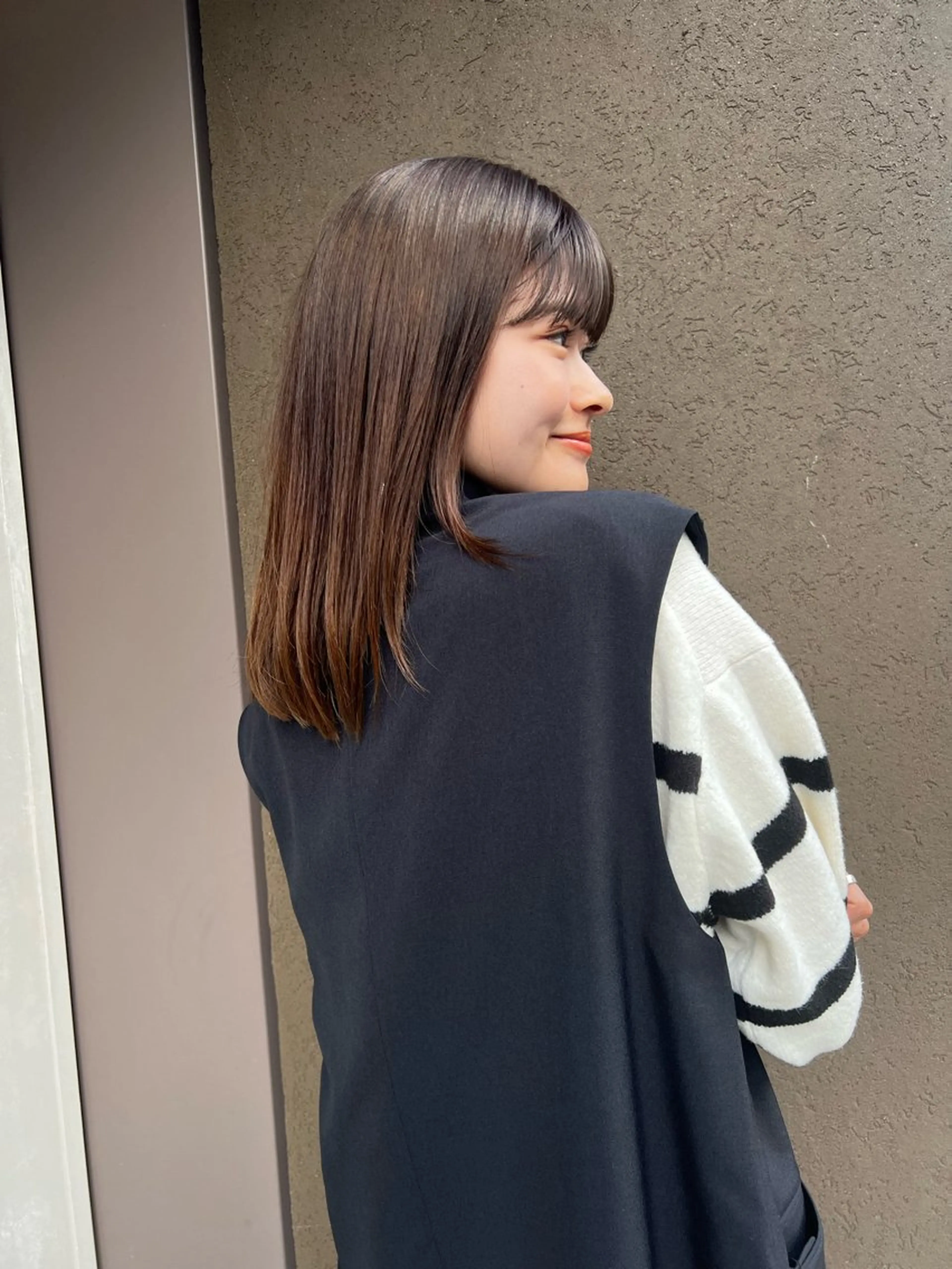 セミロング 縮毛矯正 /横山陸人のヘアスタイル