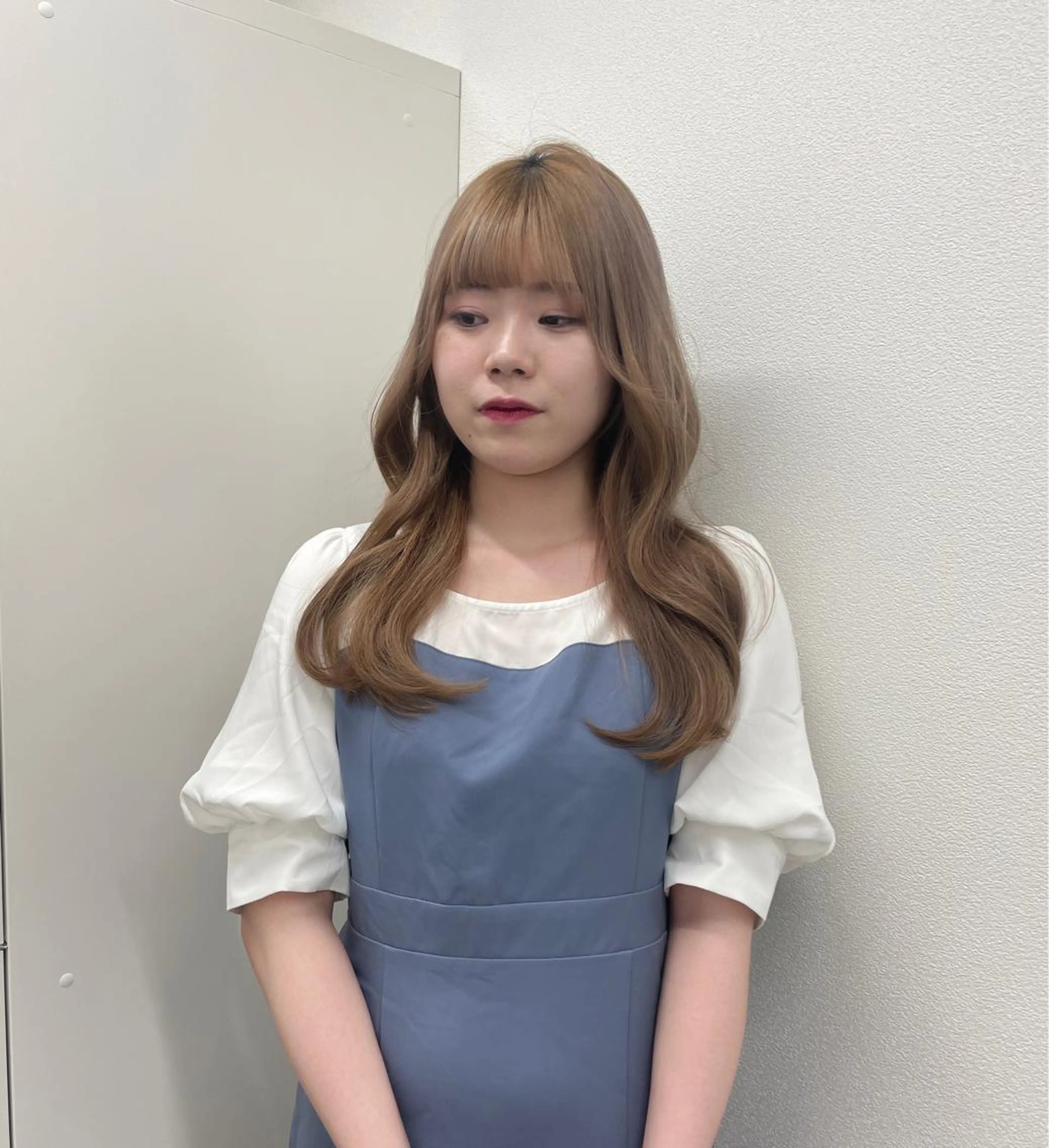 セミロング カット MOE 福岡韓国ヘア✧︎のヘアスタイル