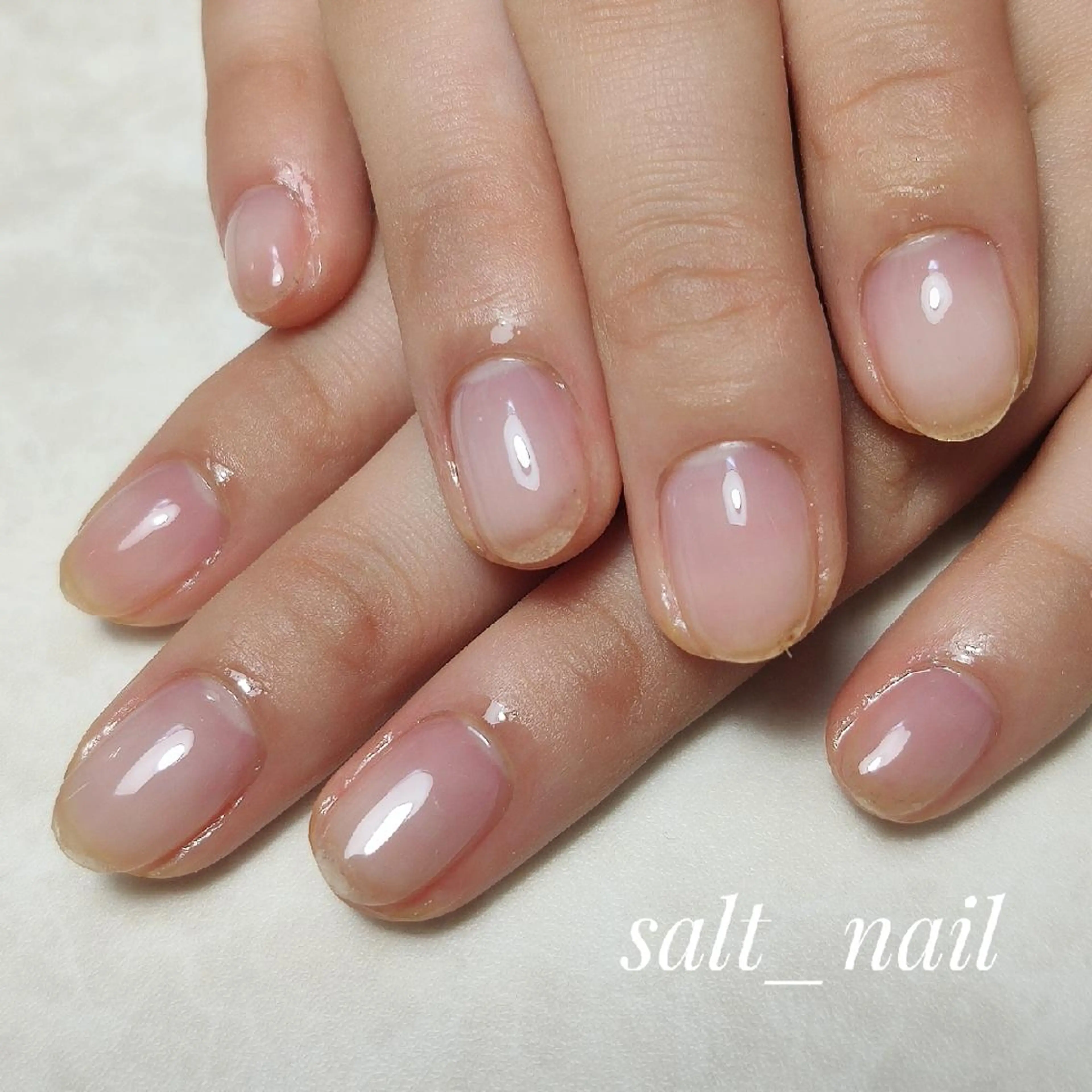ネイル クリアネイル 個人サロン saltnailのネイルデザイン