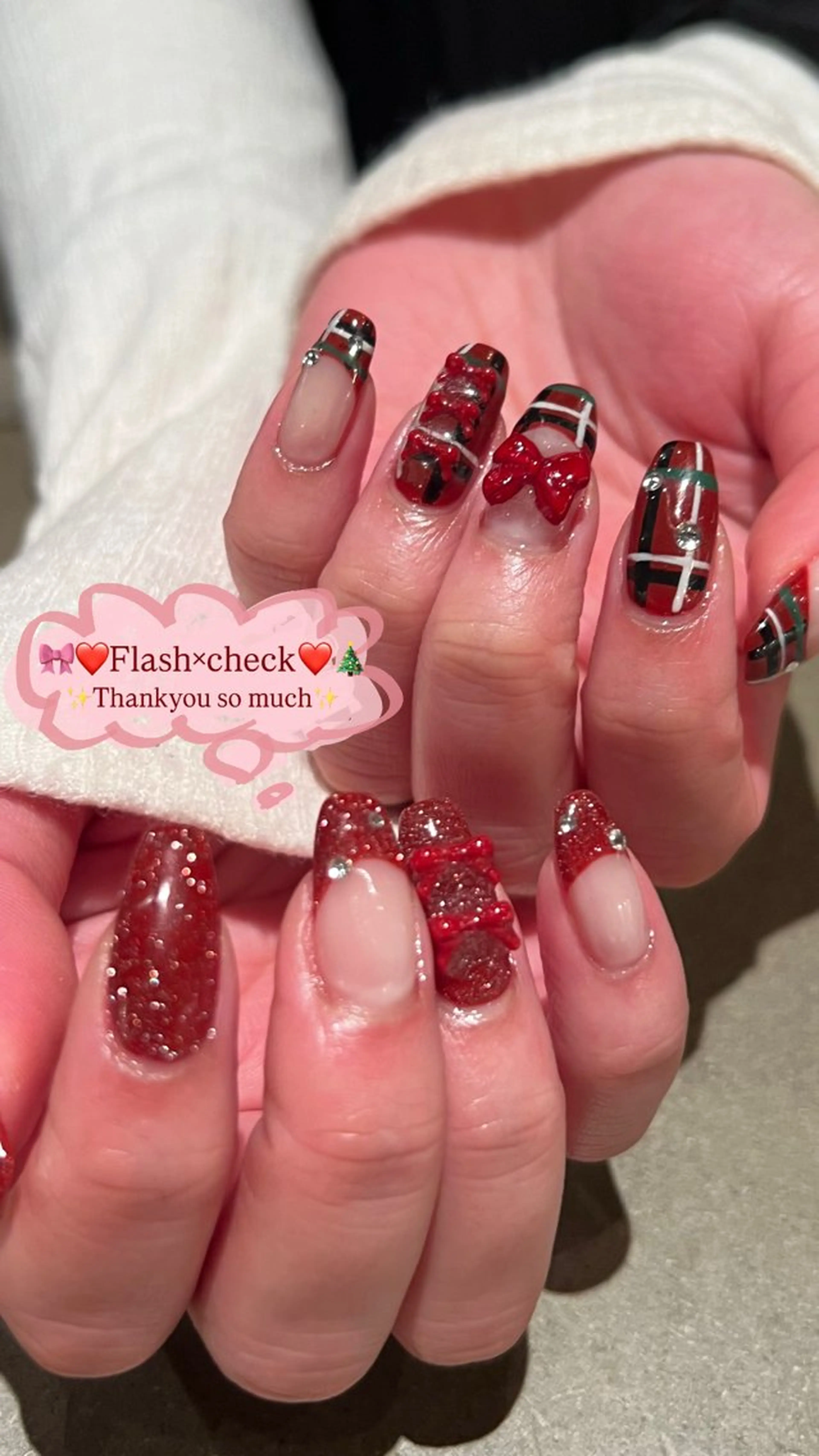 ネイル 冬ネイル クリスマス ハンドネイル ウエチ ノリカ🐸のネイルデザイン