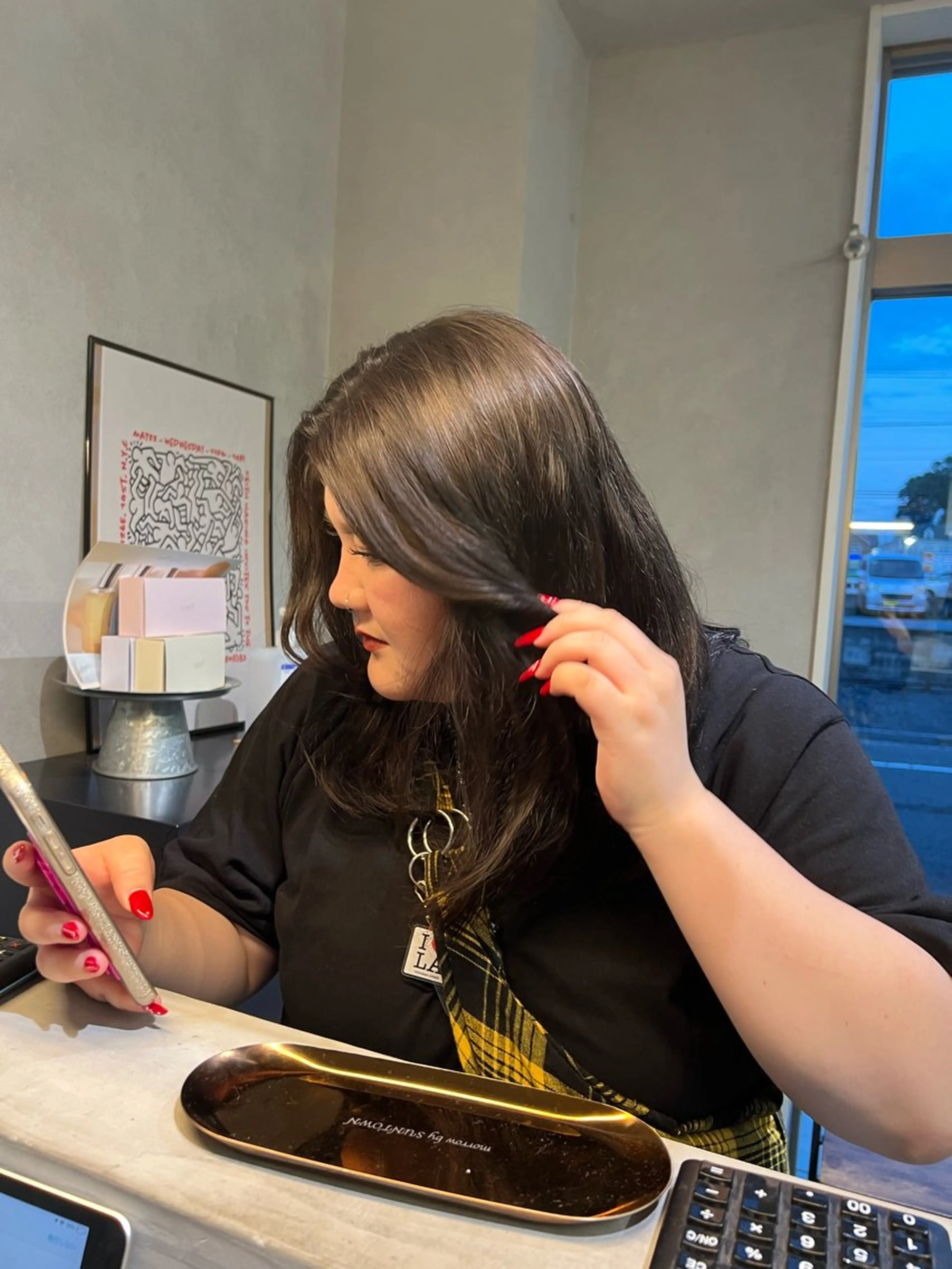 セミロング morrow by suntown所属・💙AKANE ハイトーン特化💙のヘアスタイル