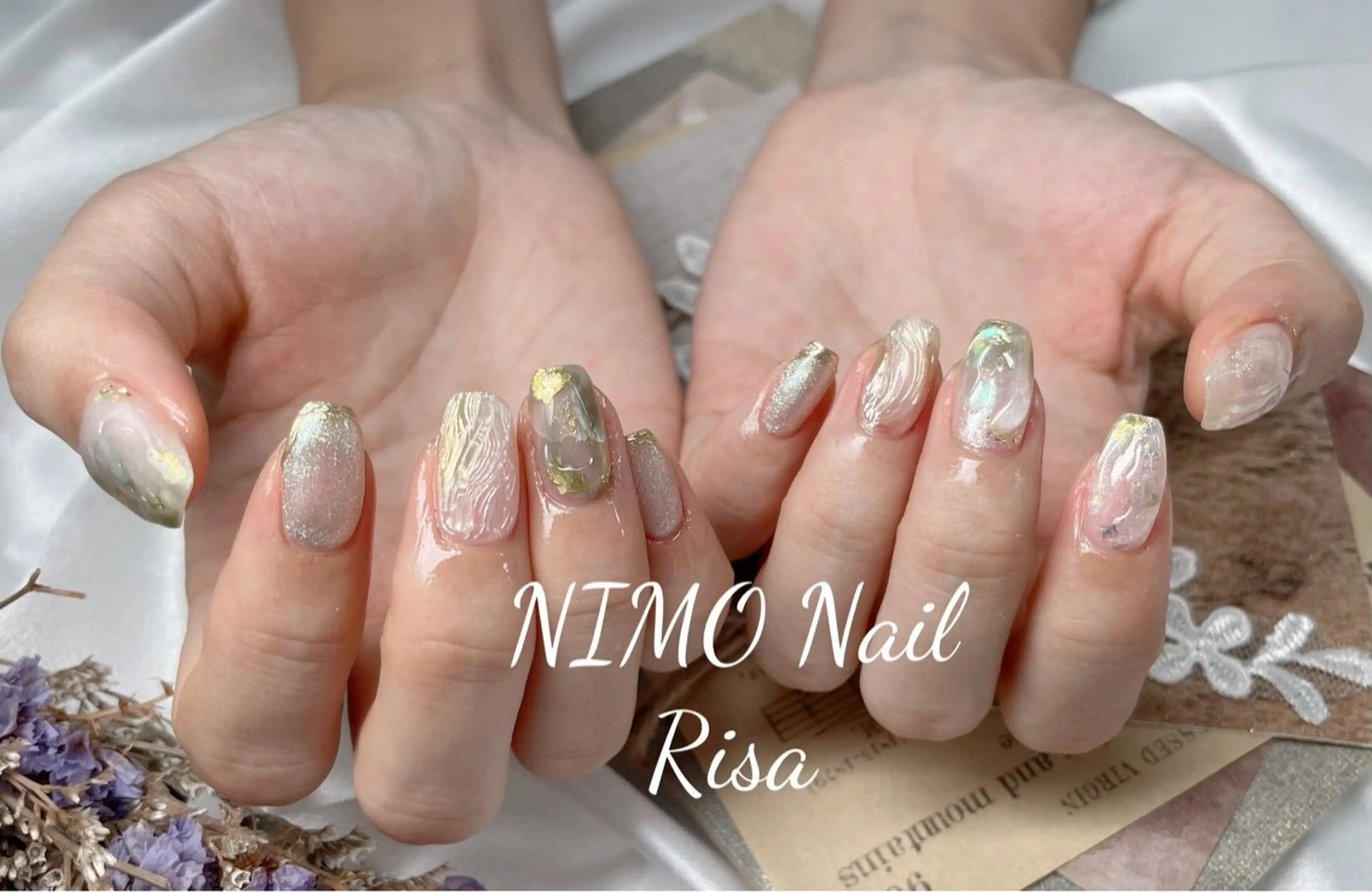 ネイル ハンドネイル RI SA☀️ リサのネイルデザイン