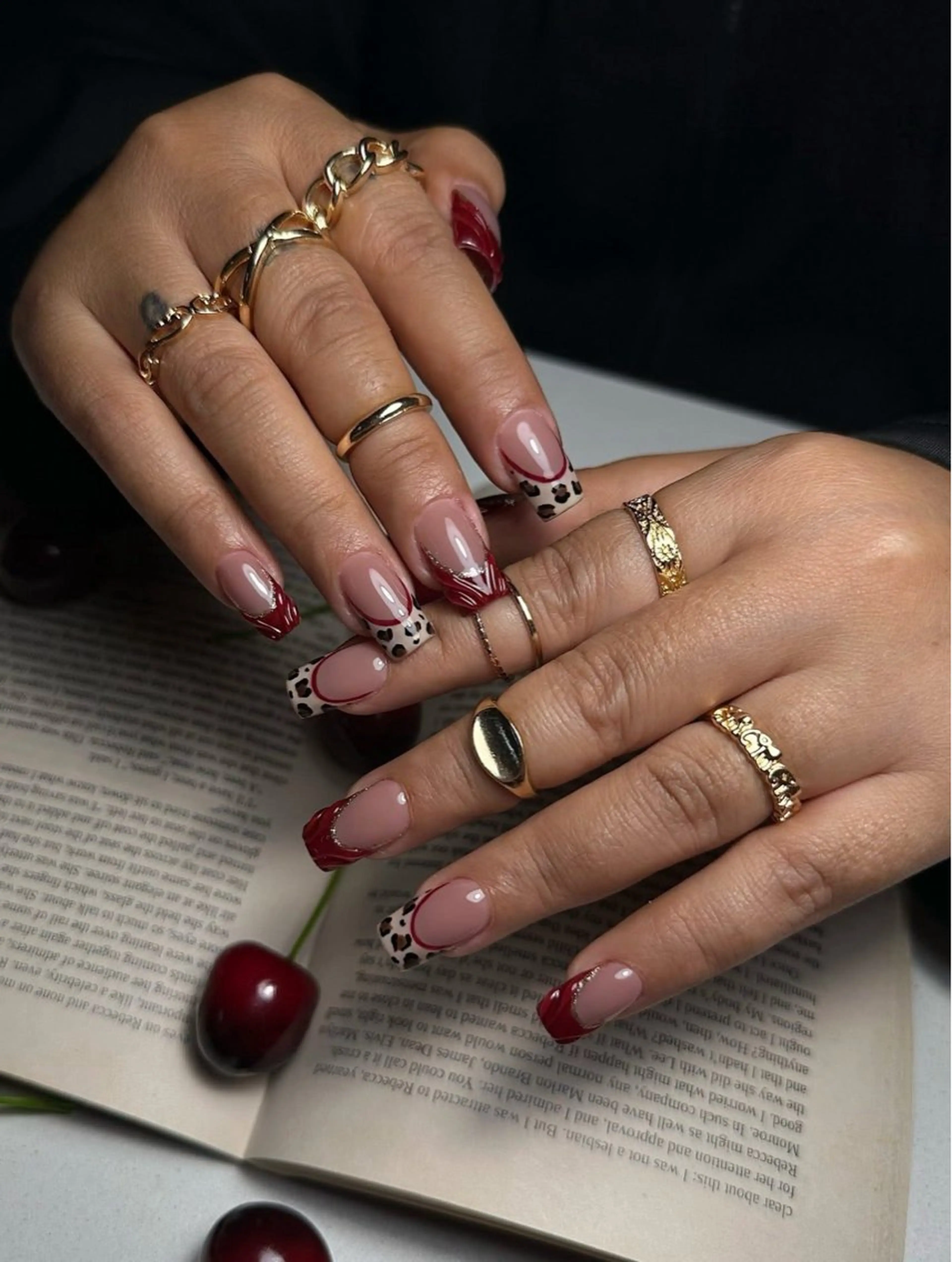 ネイル チークネイル フレンチネイル グラデーション 韓国ネイル マグネットネイル ハンドネイル Jinie 1688のネイルデザイン