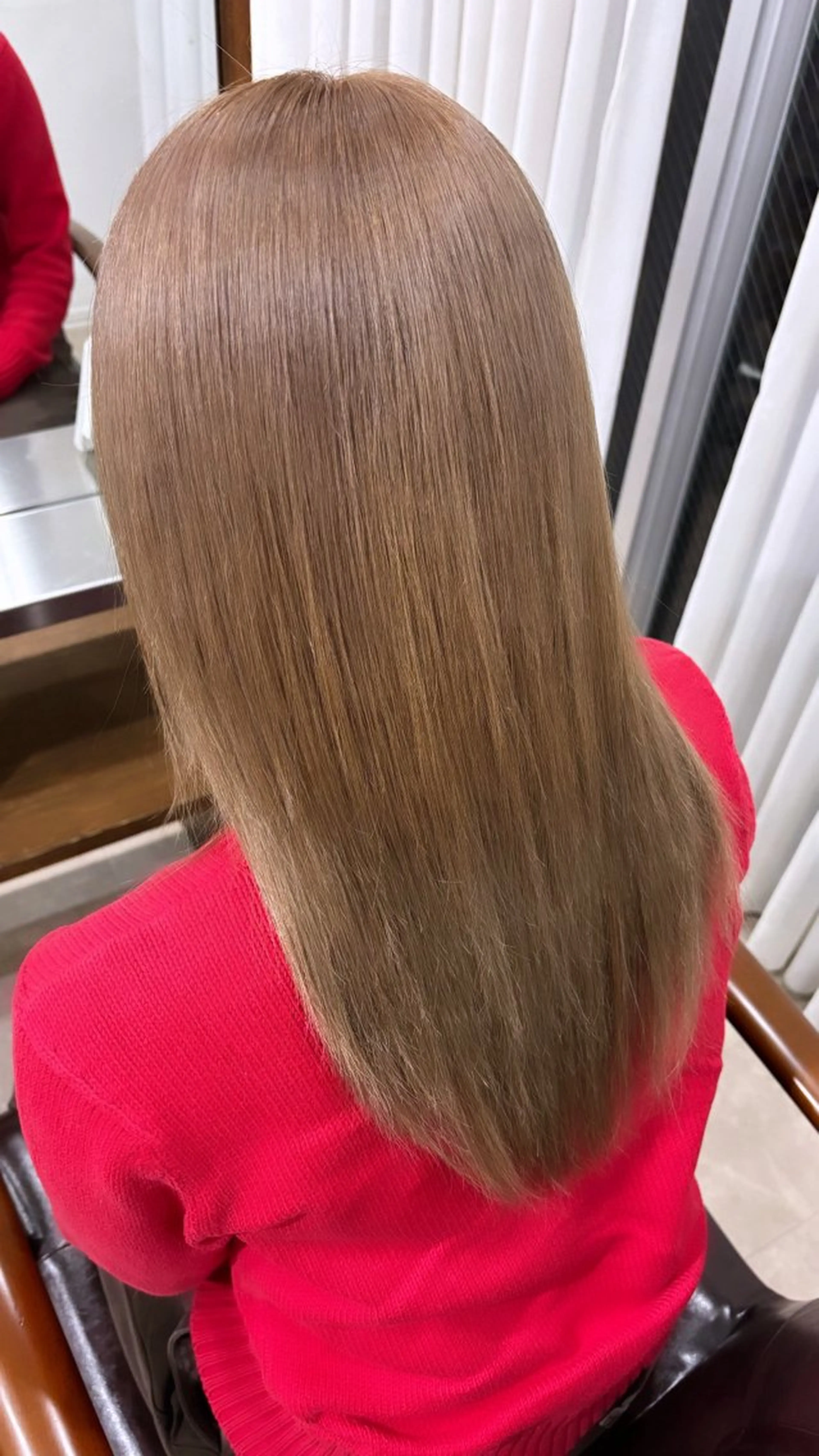 カラー ベージュカラー ブリーチ ミルクティーベージュ CIEL FUKUOKA所属・🎀CIEL RIRU🎀のヘアスタイル