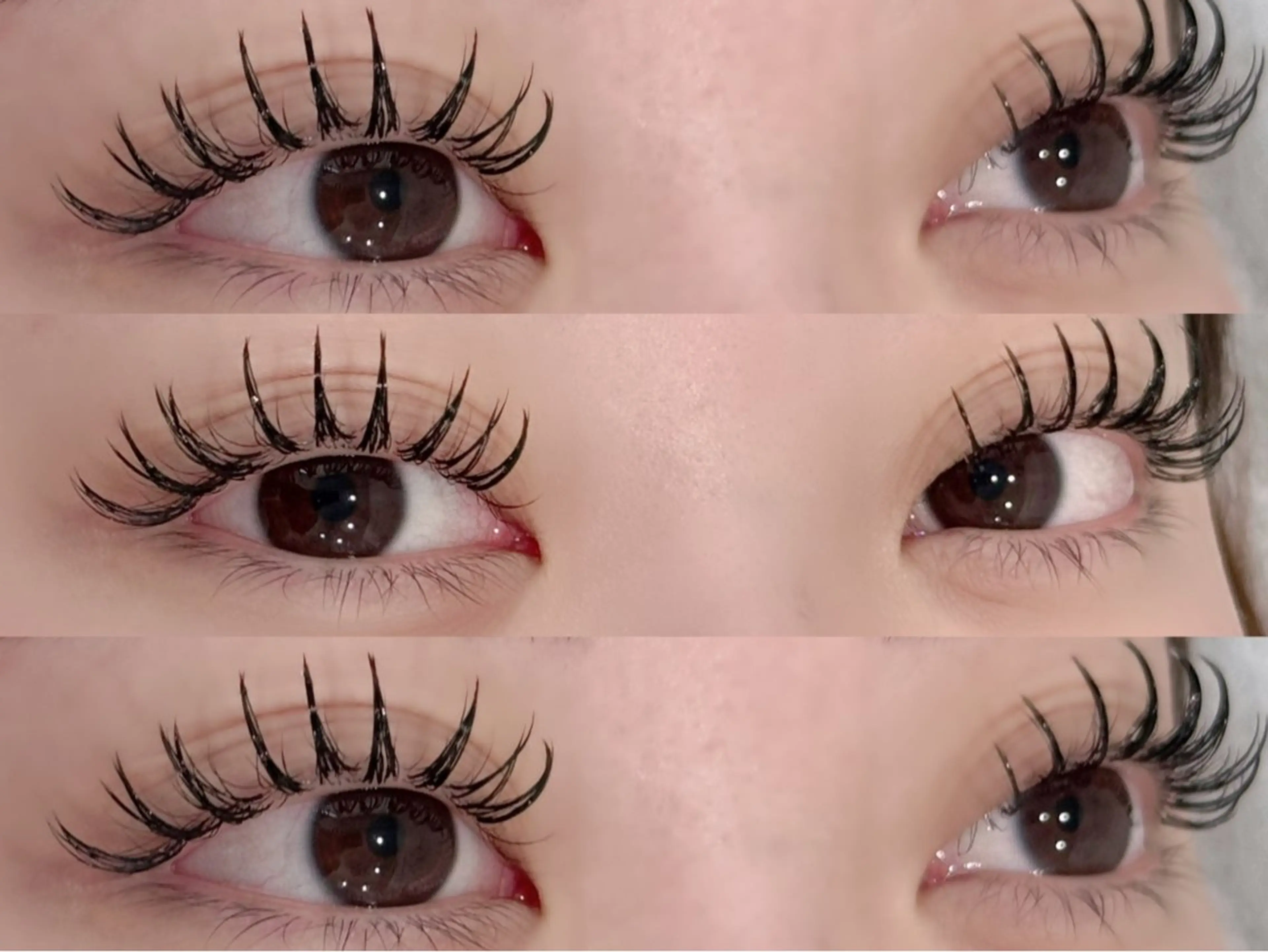 マツエク・マツパ マツエク Merci𖤐´ 長谷川のマツエク・マツパデザイン