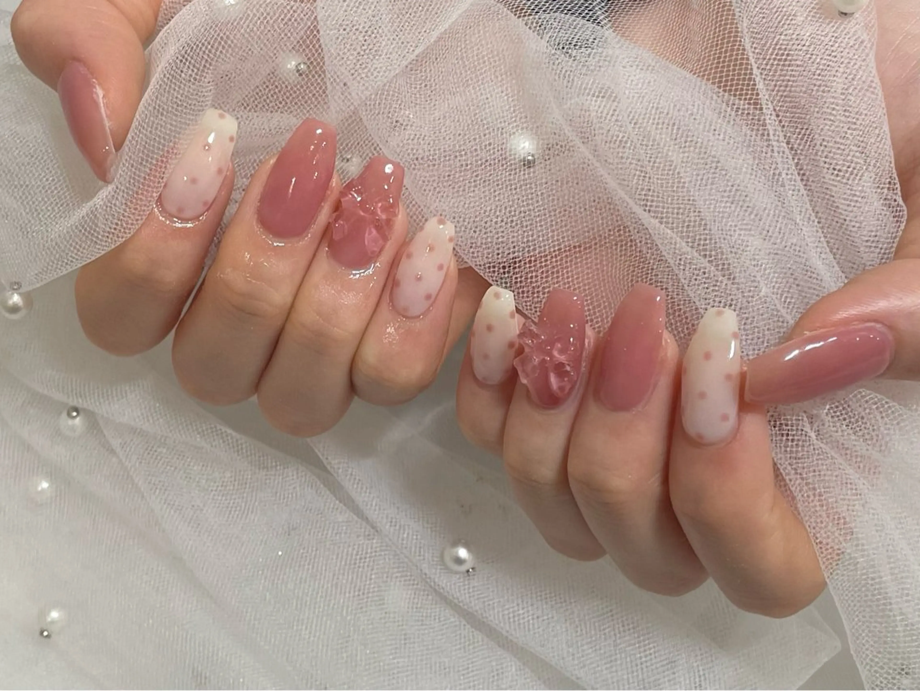 ネイル ＿WHITE+南海難波店所属・_WHITE+ 南海難波店のネイルデザイン