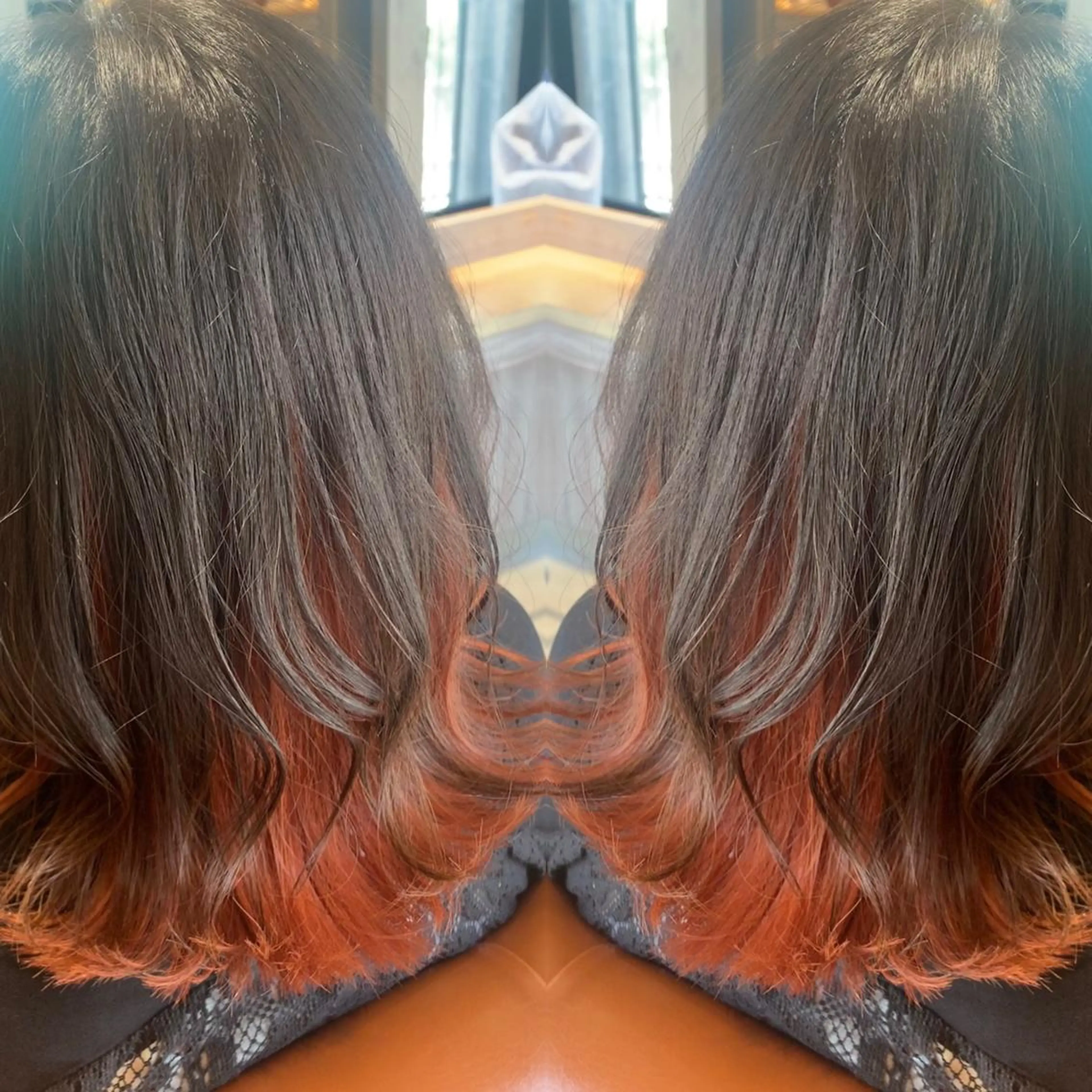 ミディアム カラー 韓国🇰🇷 ✂︎hair 内田愛のヘアスタイル