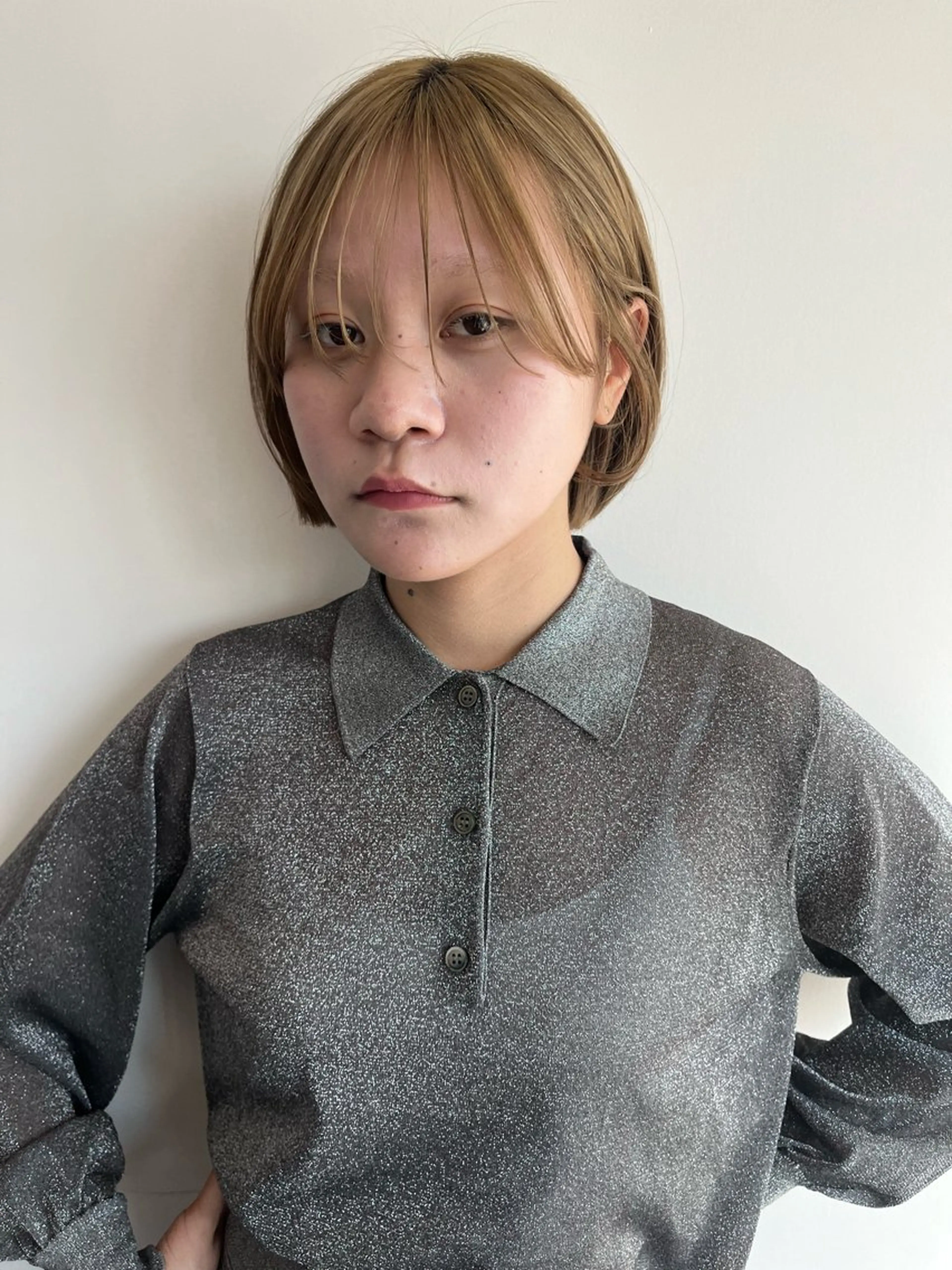 ショート パーマ/オリーブ/ 酸性ストレート/ゆなのヘアスタイル