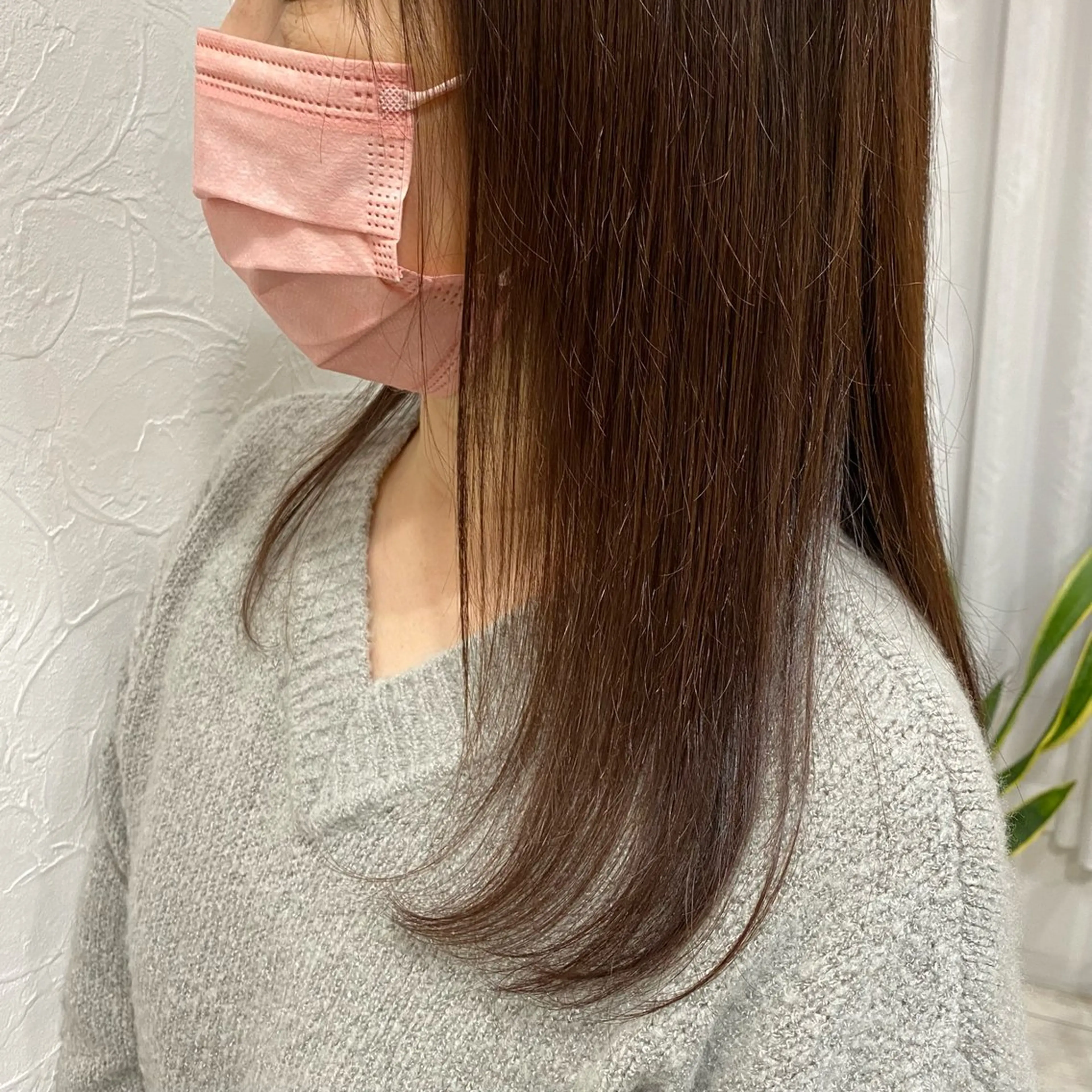 セミロング カラー Az所属・Az ながいりかのヘアスタイル