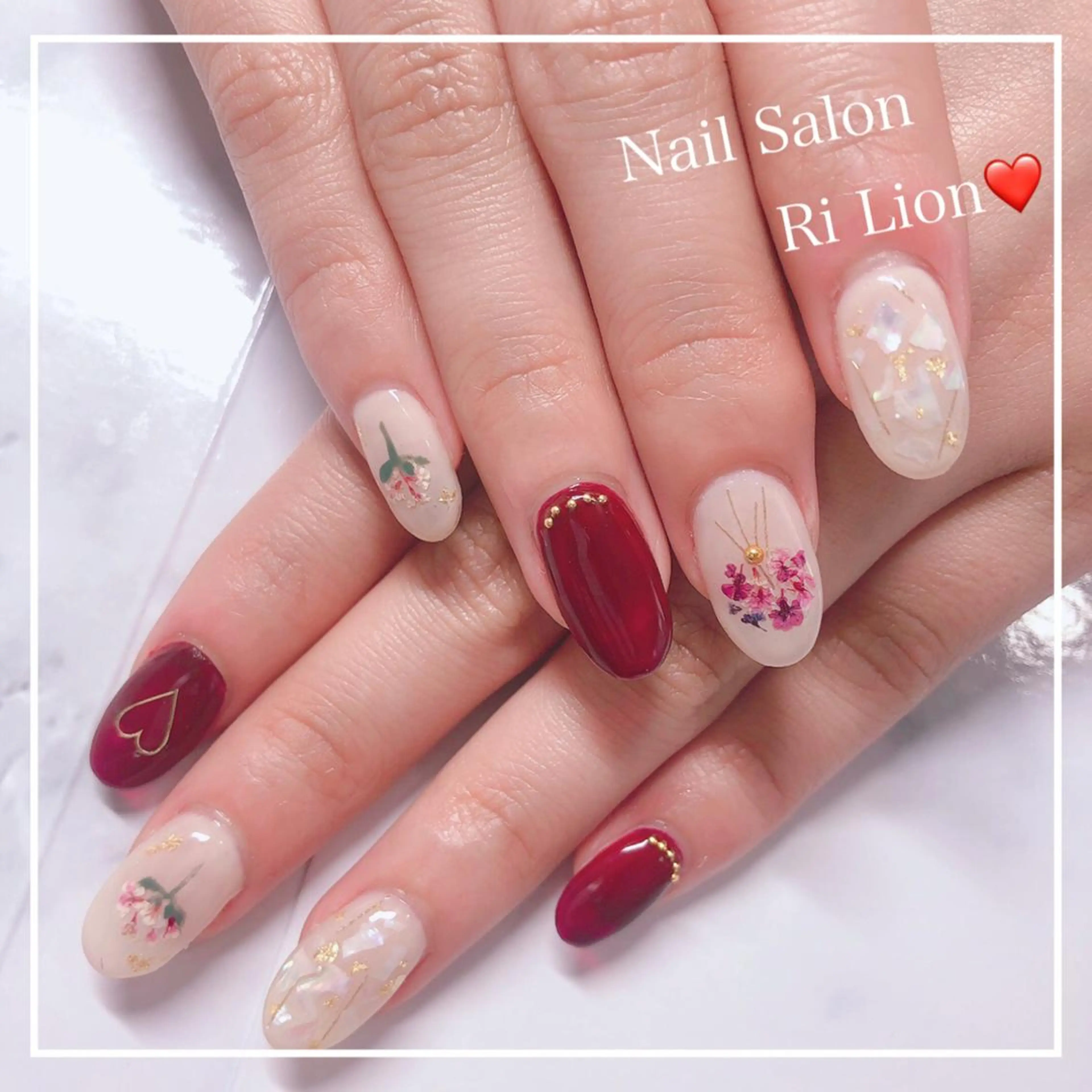 ネイル RiLion💗 Risa🦋💜のネイルデザイン