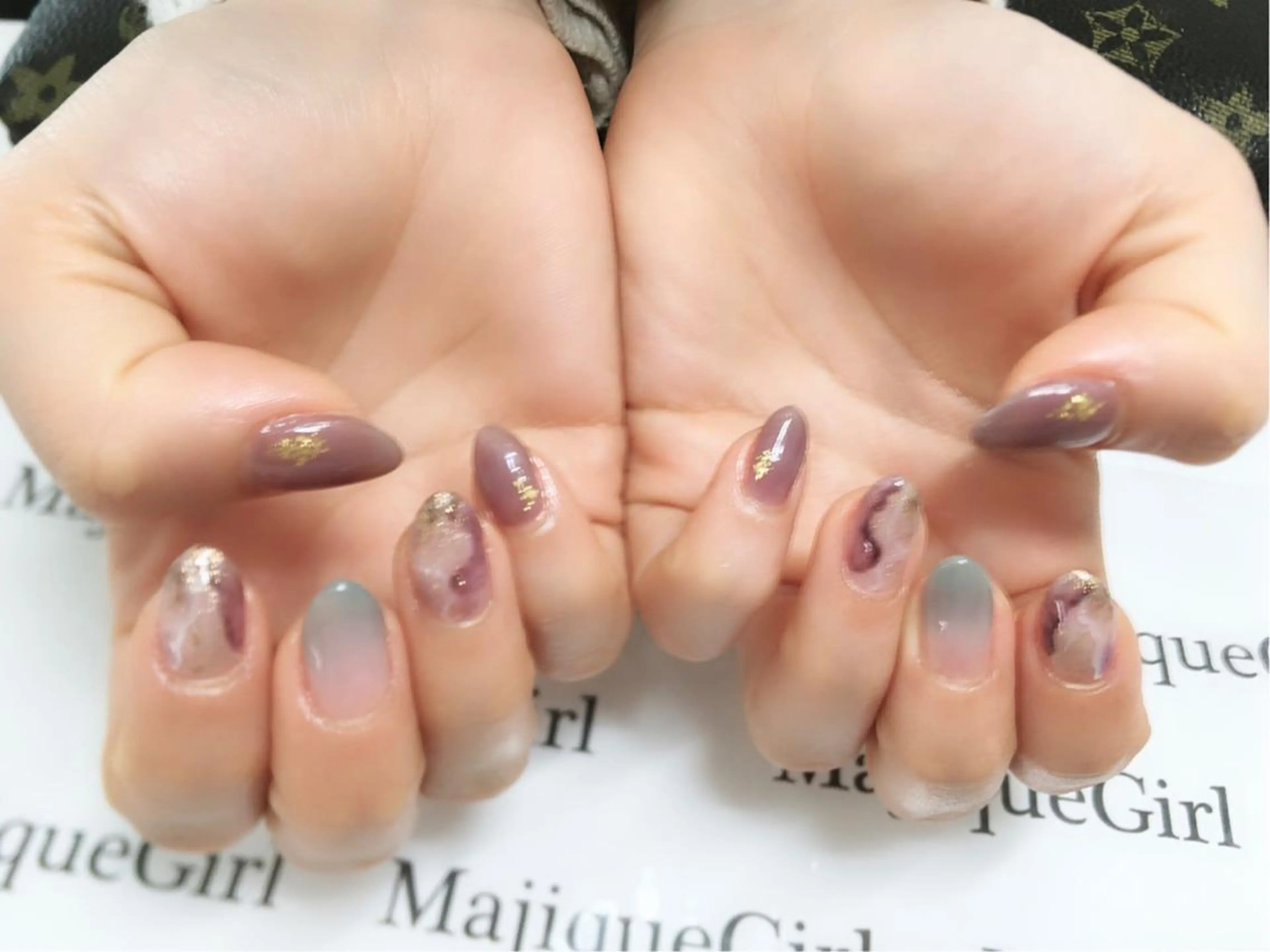 ネイル ニュアンスネイル 🌸Nail&Eye KAKU🌸のネイルデザイン