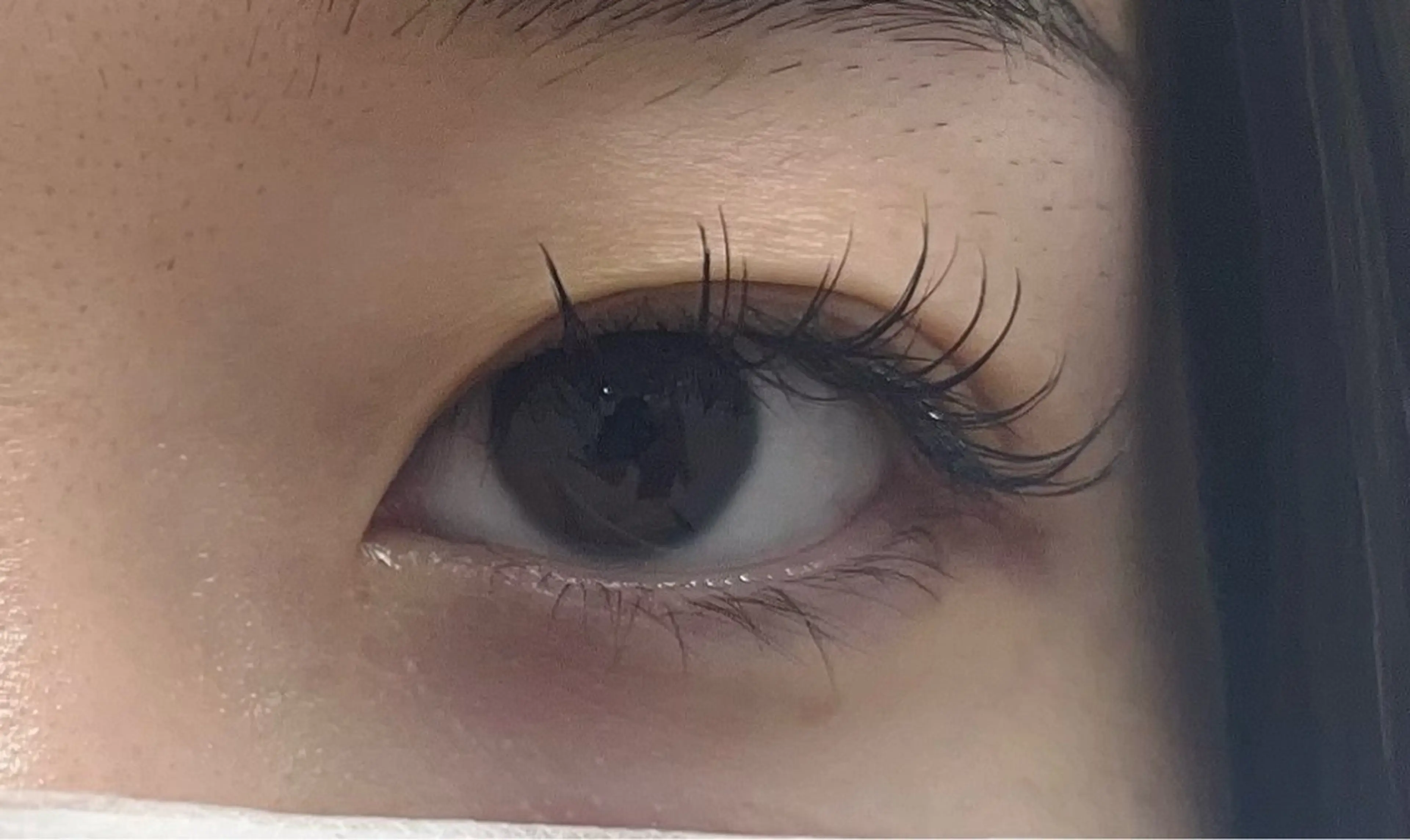 マツエク・マツパ フラットラッシュ チ ンのネイルデザイン