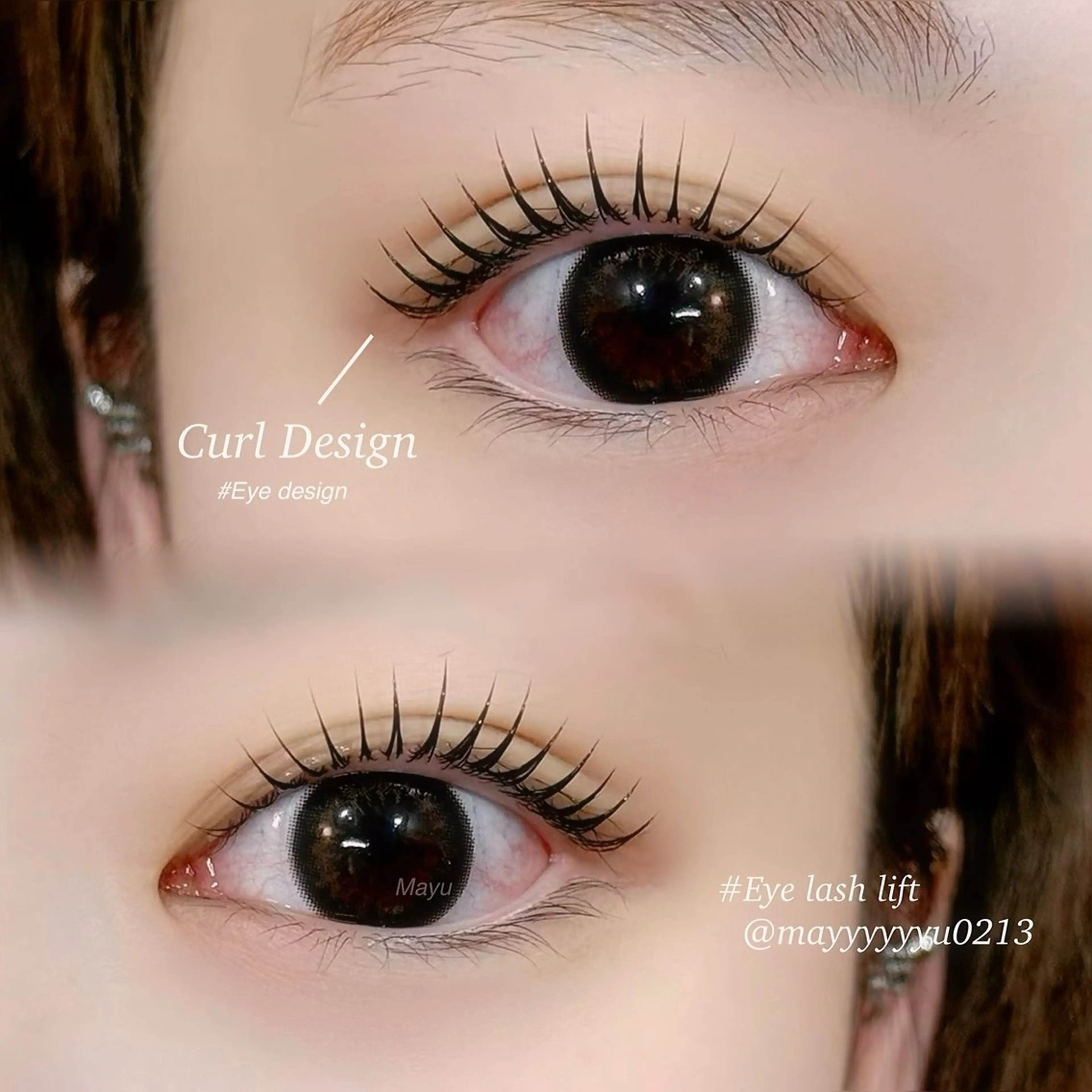 マツエク・マツパ 𝗠𝗔𝗬𝗨 🌙のマツエク・マツパデザイン