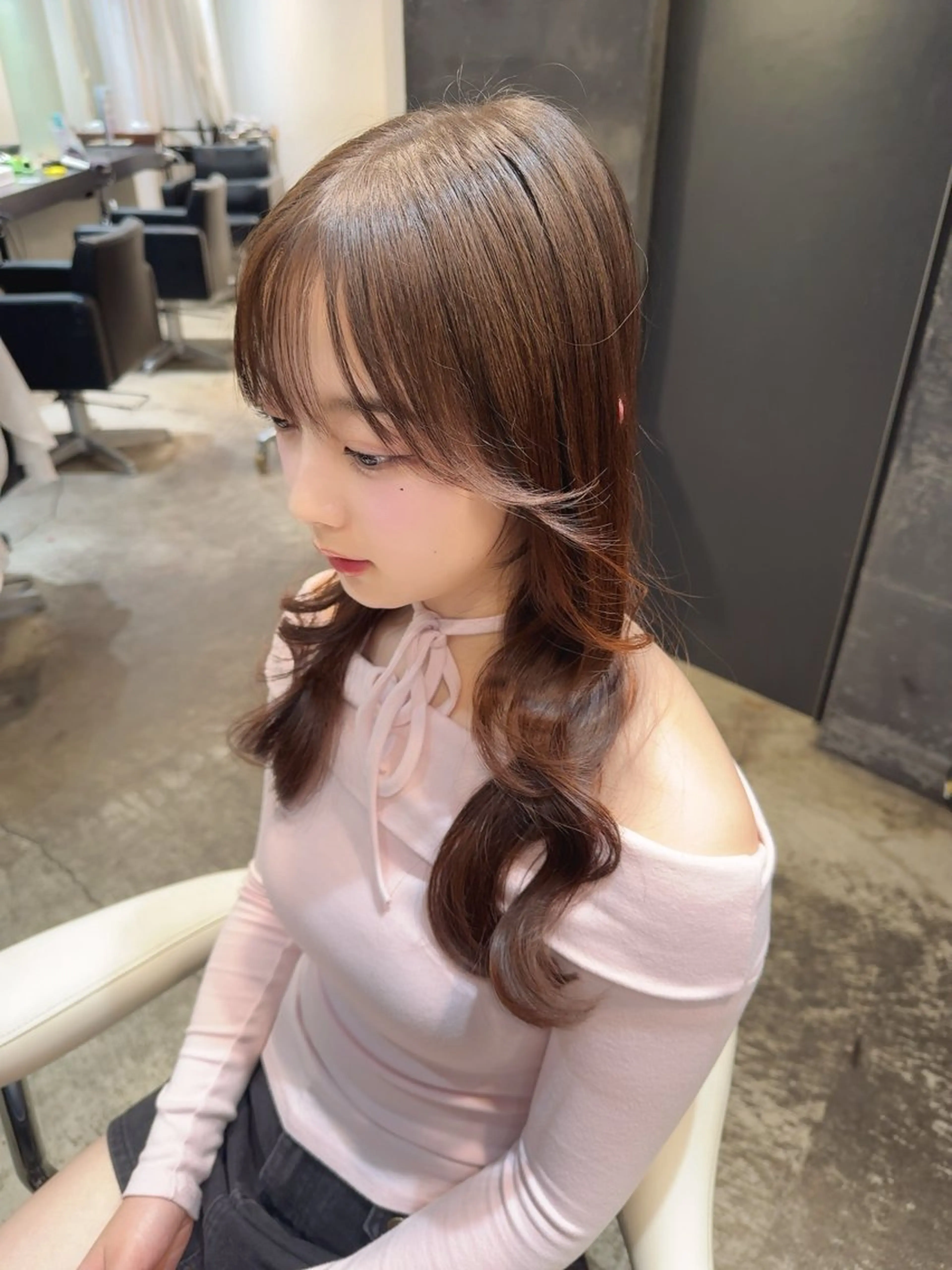 ロング カラー Gisel rinaのヘアスタイル