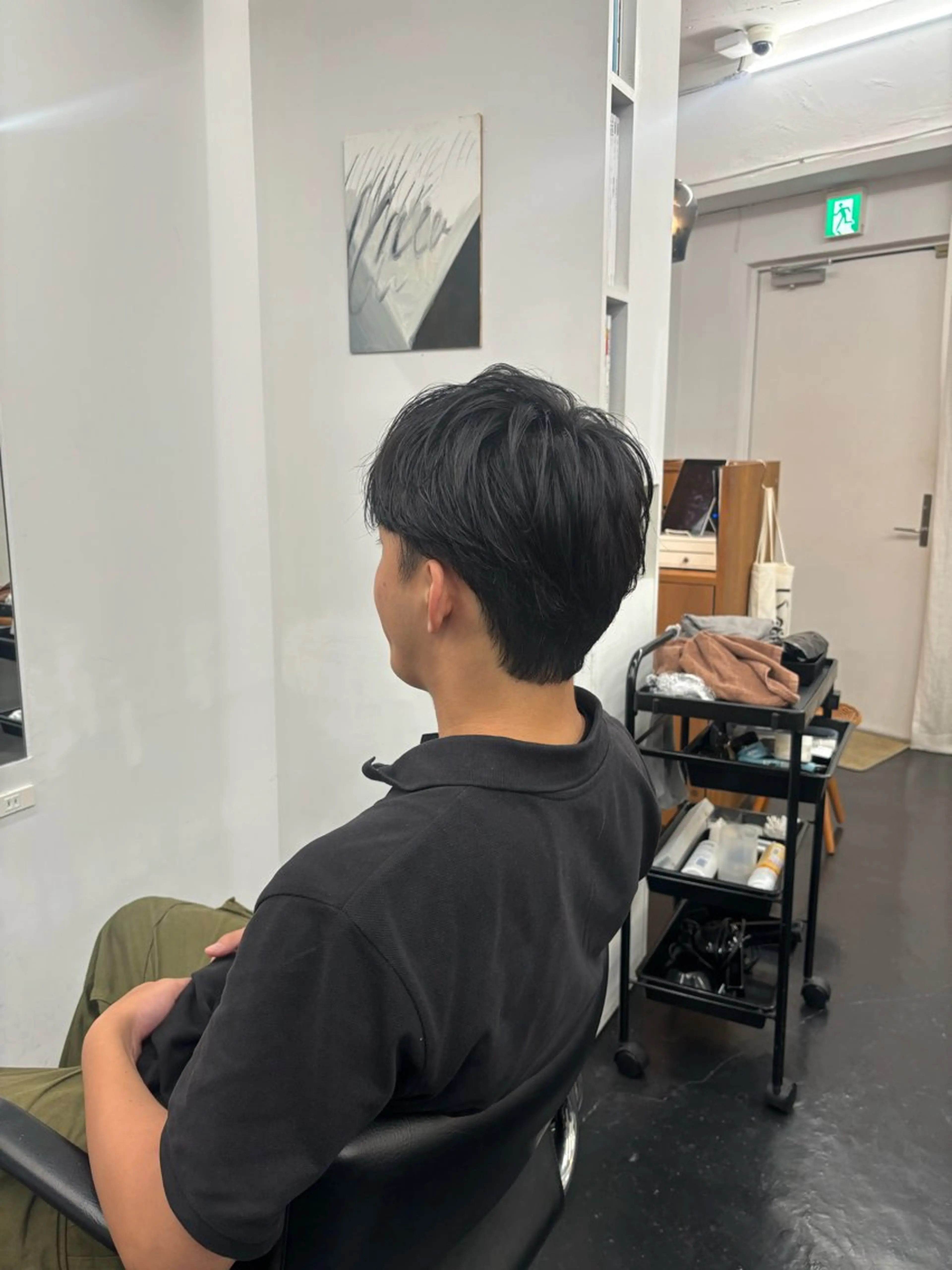 ミディアム メンズ メンズ就活ヘア カット ヘアカラー ヤマザキ アヤメ 【シベルバレー横浜】のヘアスタイル