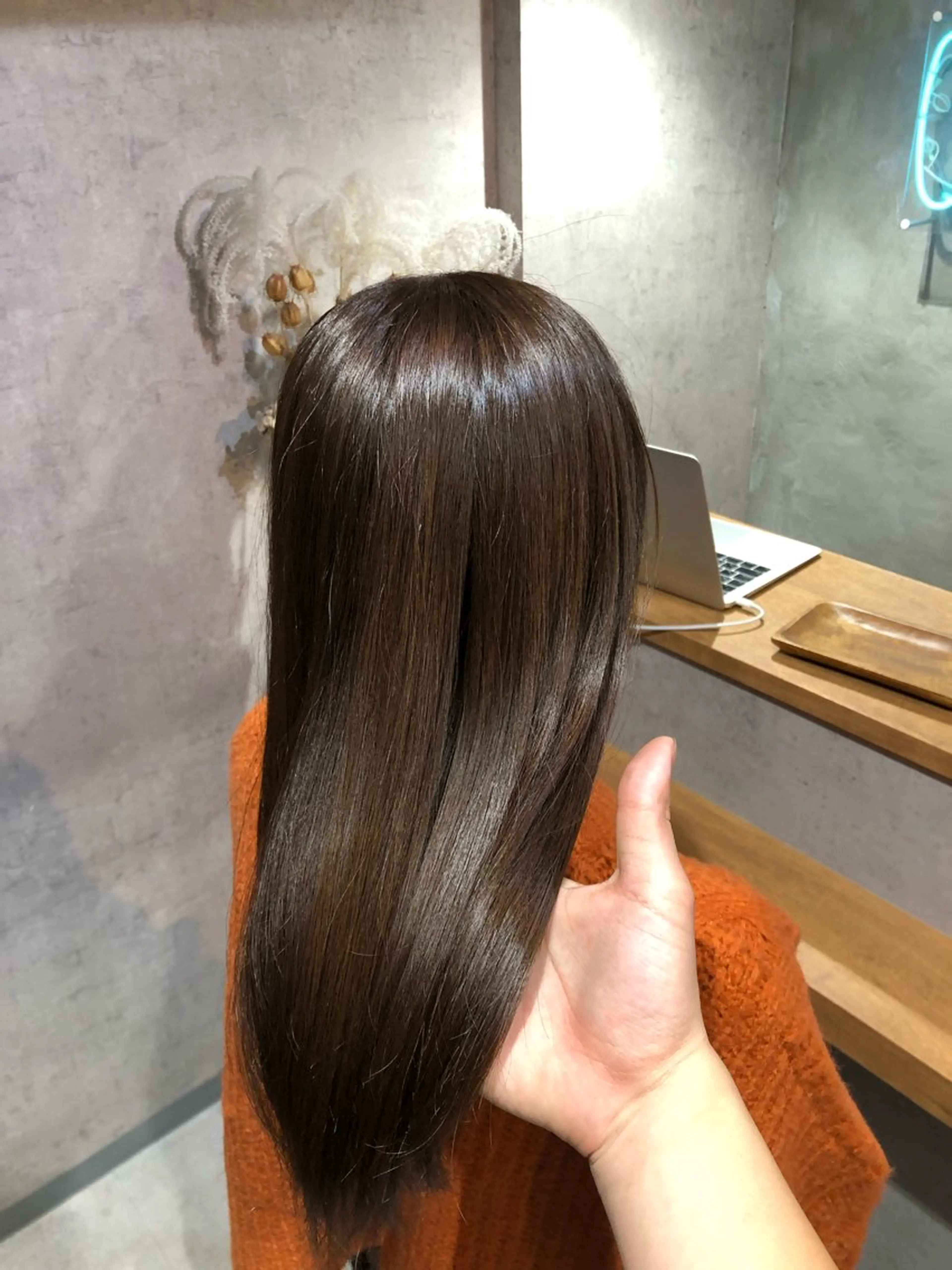 ロング カラー 里帆 CREAMのヘアスタイル