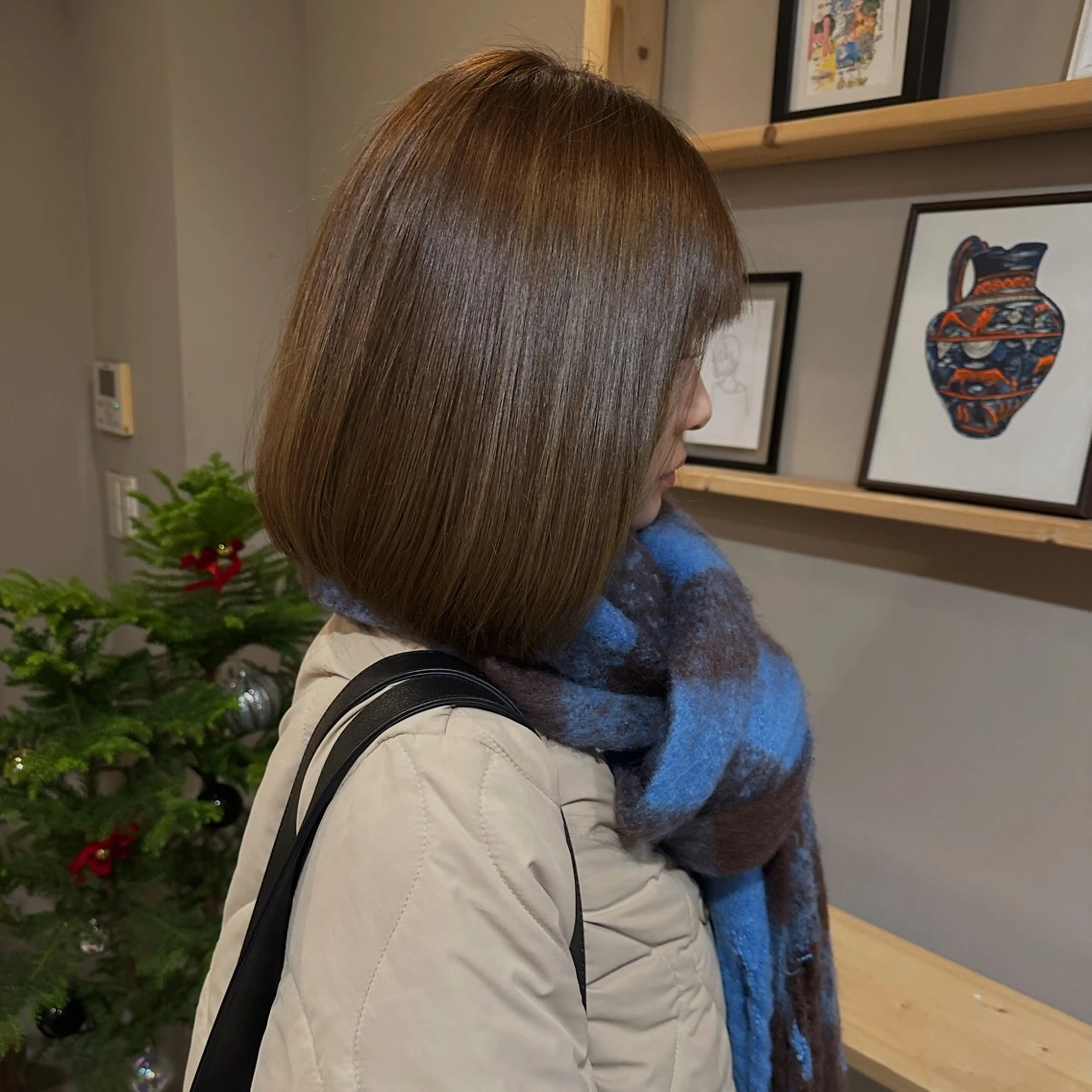 ショート カラー ハイライトカラー ハイライト カット ヘアカラー 金ウンス 銀座/髪質 改善×デザインカラーのヘアスタイル