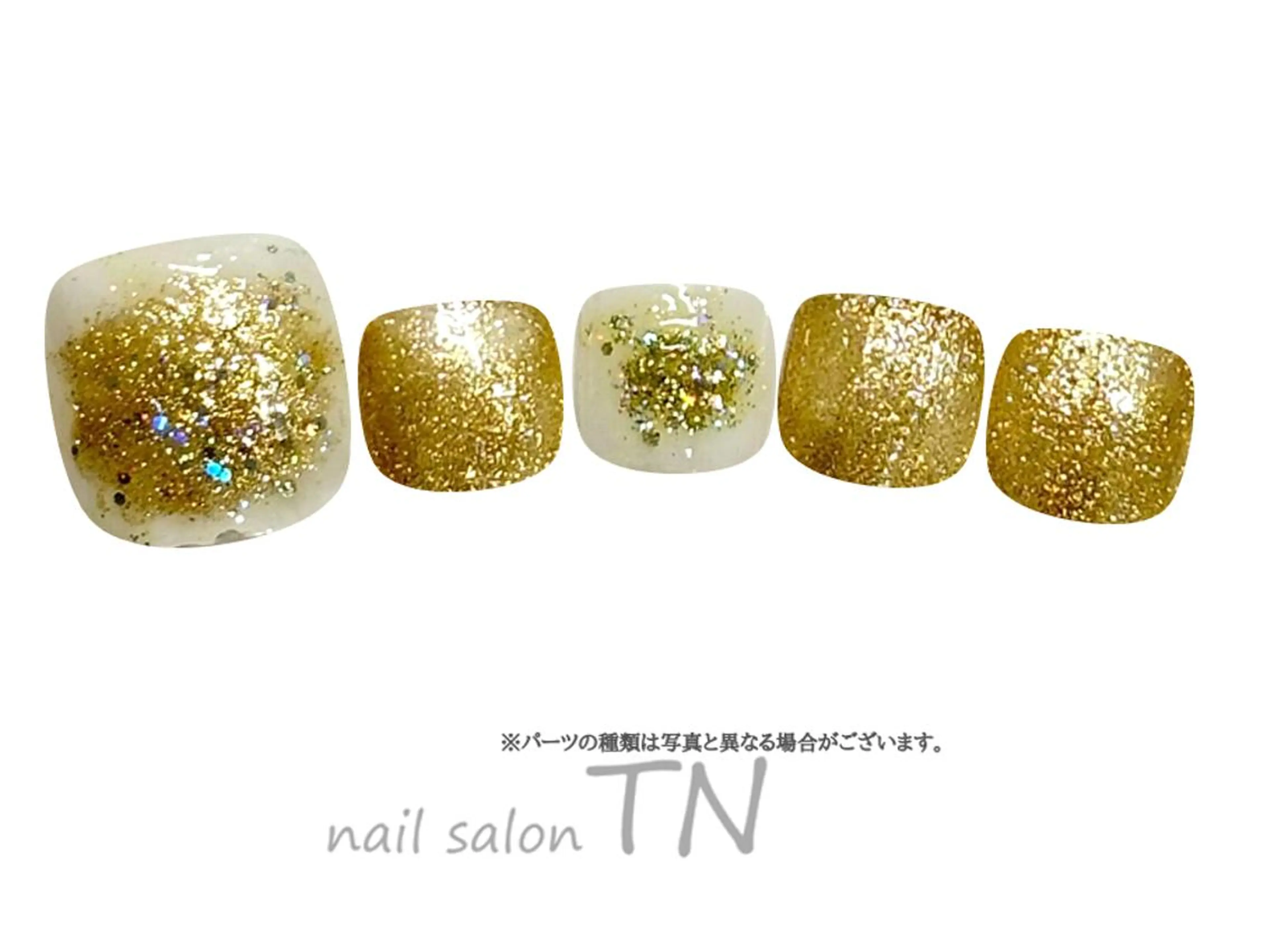 ネイル フットネイル 中島 実穂のネイルデザイン