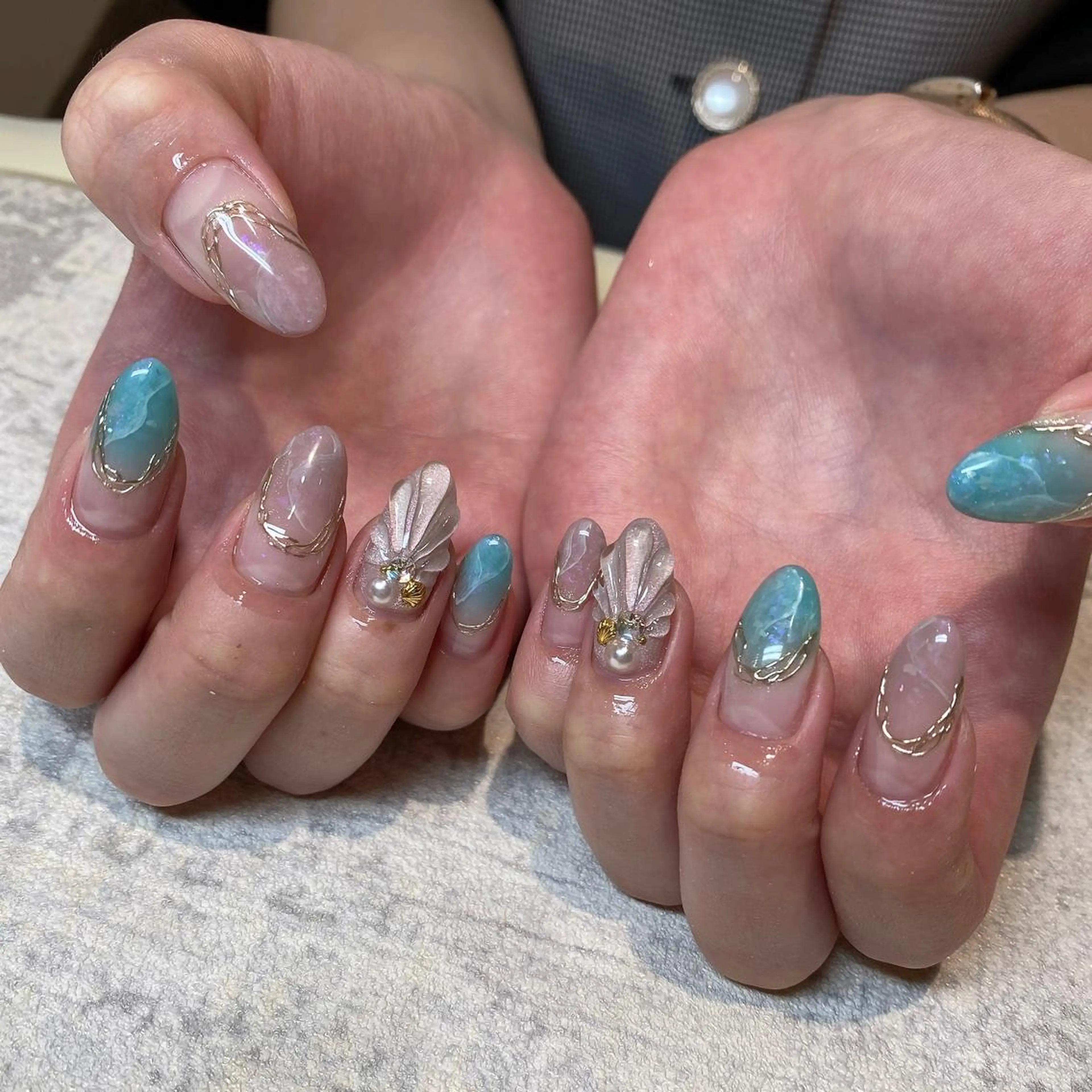 ネイル ハンドネイル among アマン所属・lecoa_ kana／amongのネイルデザイン