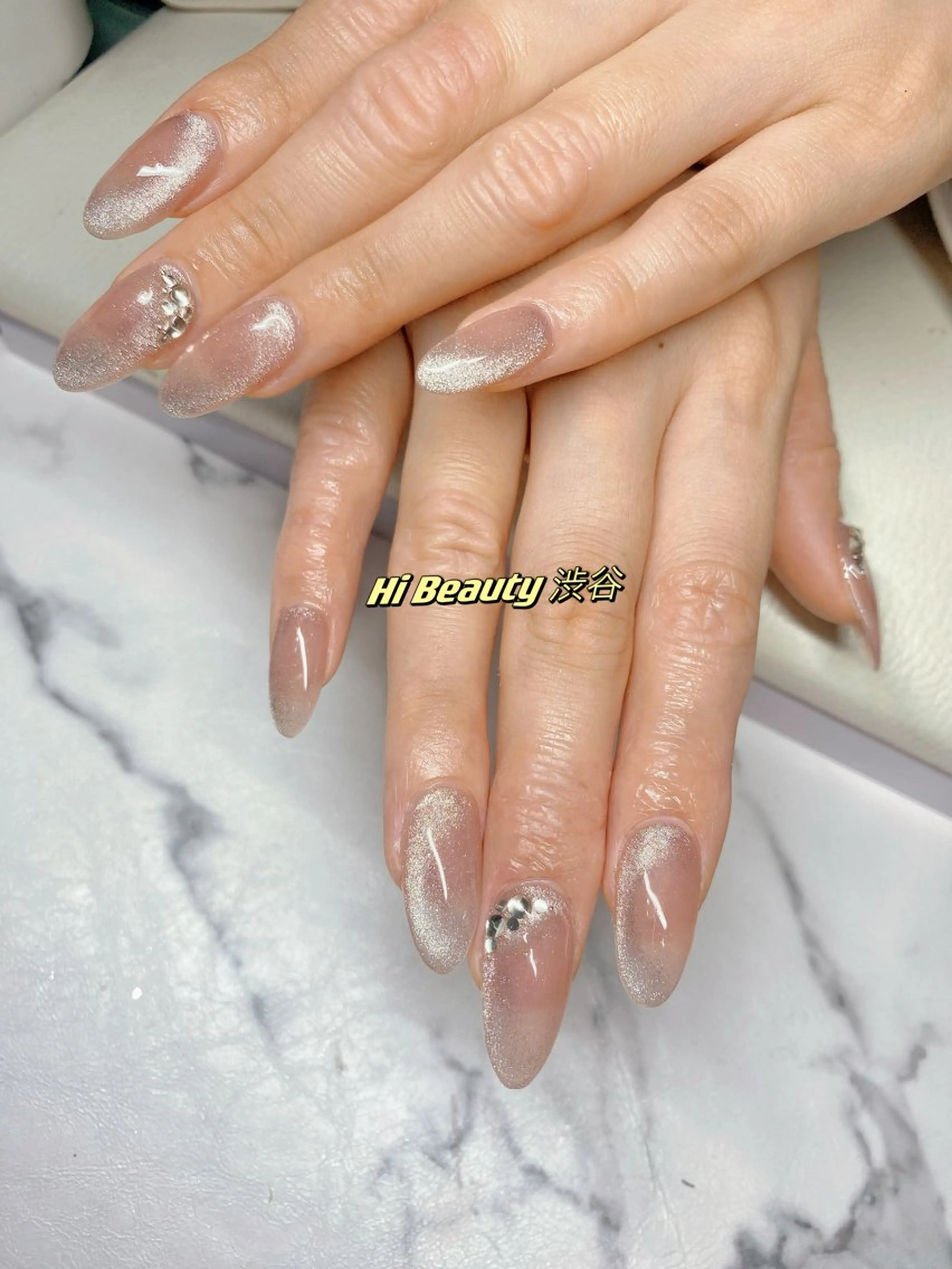 ネイル ネイルチップ ハンドネイル ハンドケア Hi Beauty 渋谷(ネイル、ハイパーナイフ6、脂肪れいきゃく、マッサージ＆エステサロン)所属・Hi beauty 渋谷のネイルデザイン