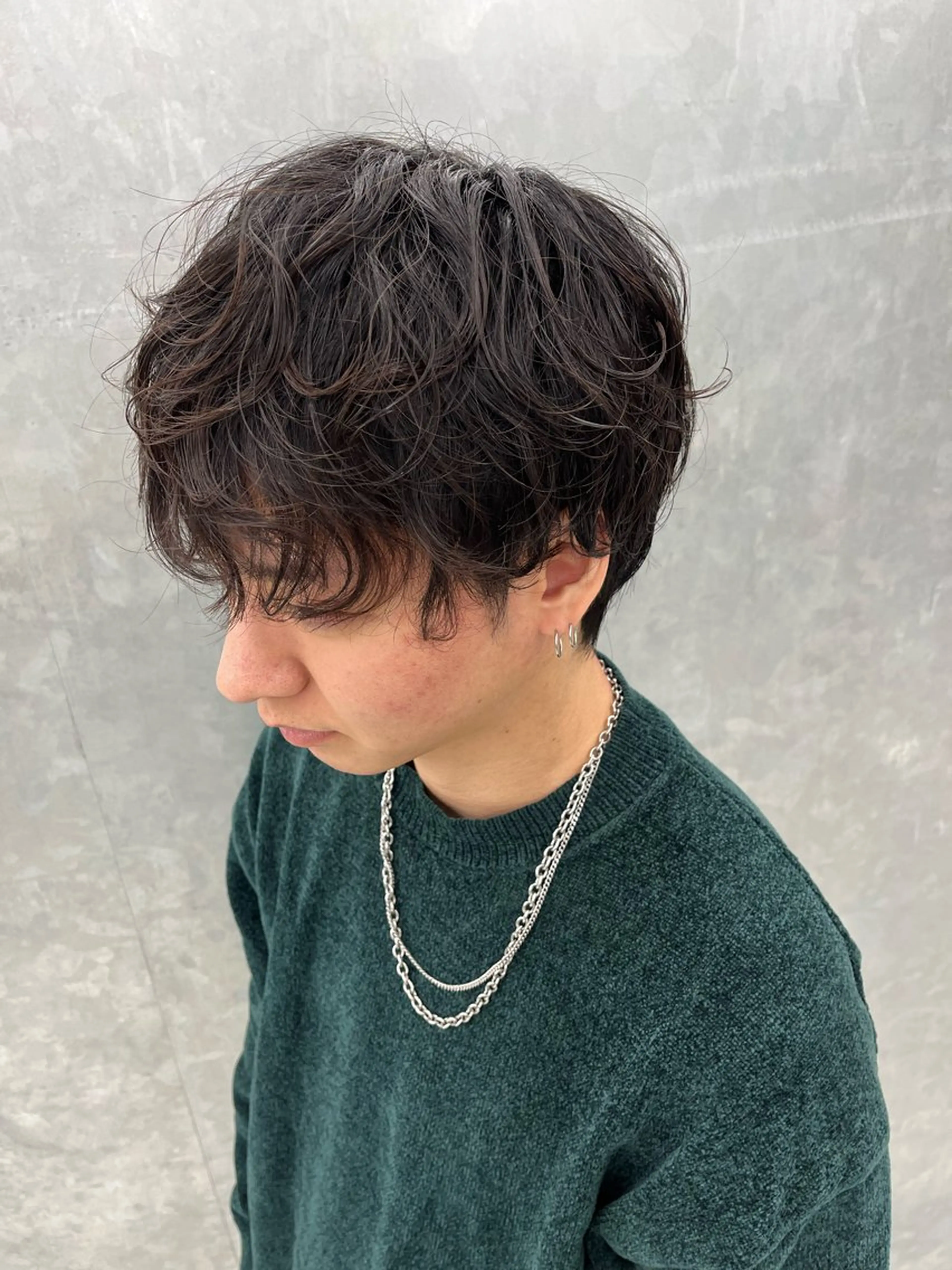 【平日限定メニュー🌀】メンズカット＋ナチュラルパーマ🌱の写真