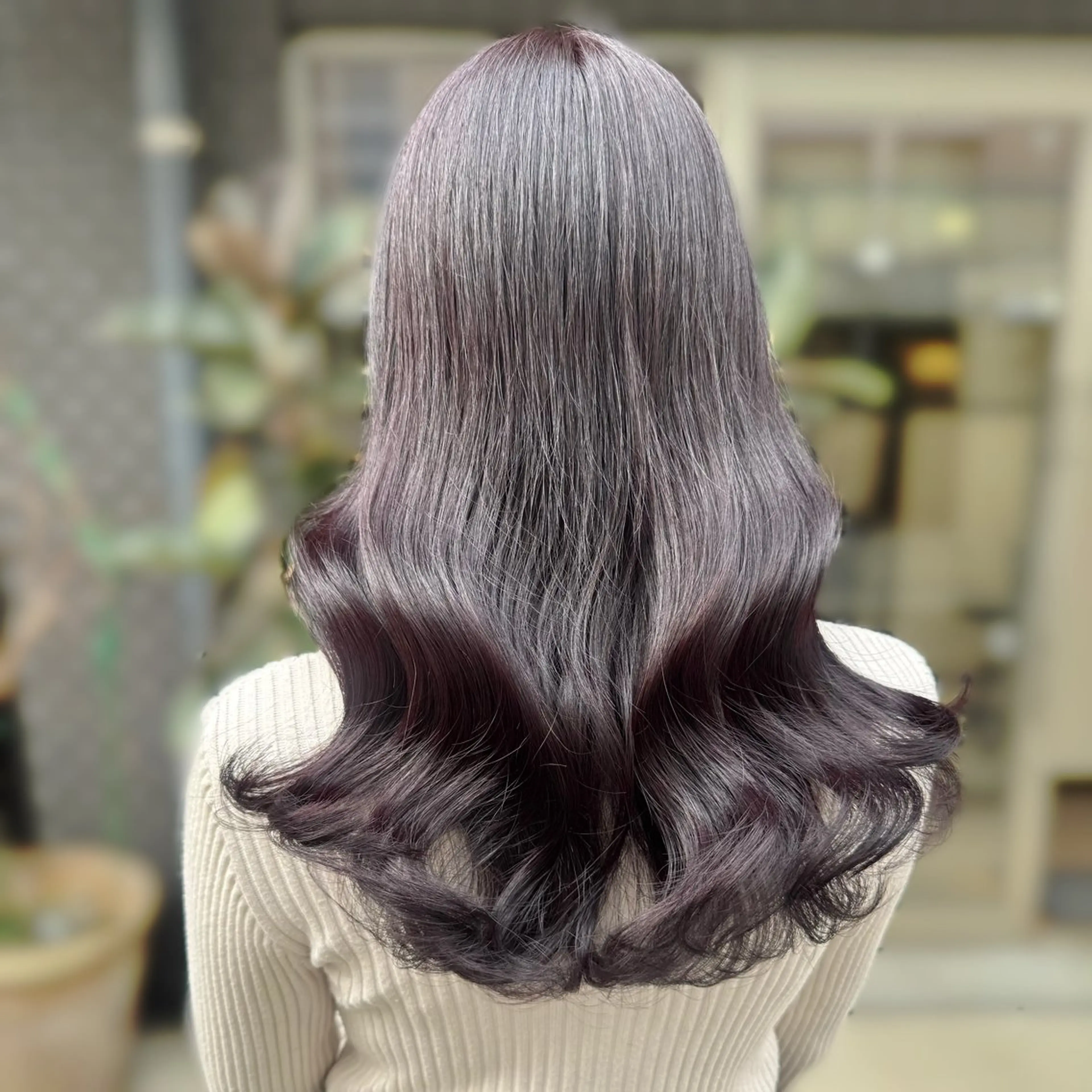 ロング カラー カット ヘアカラー トリートメント ブリーチなしカラー kana🐱のヘアスタイル