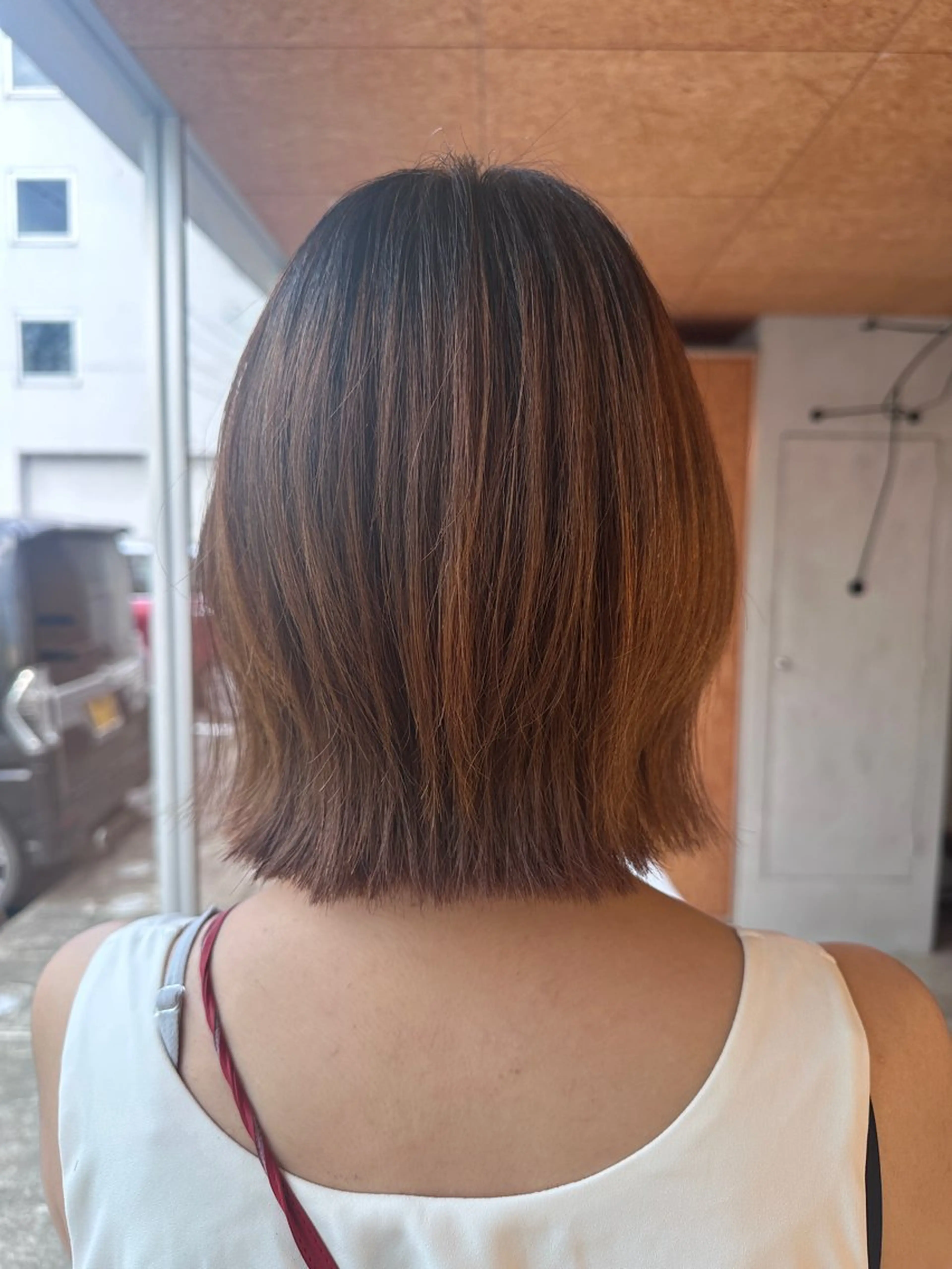 ショート ボブ くびれヘア 古川 杏果のヘアスタイル