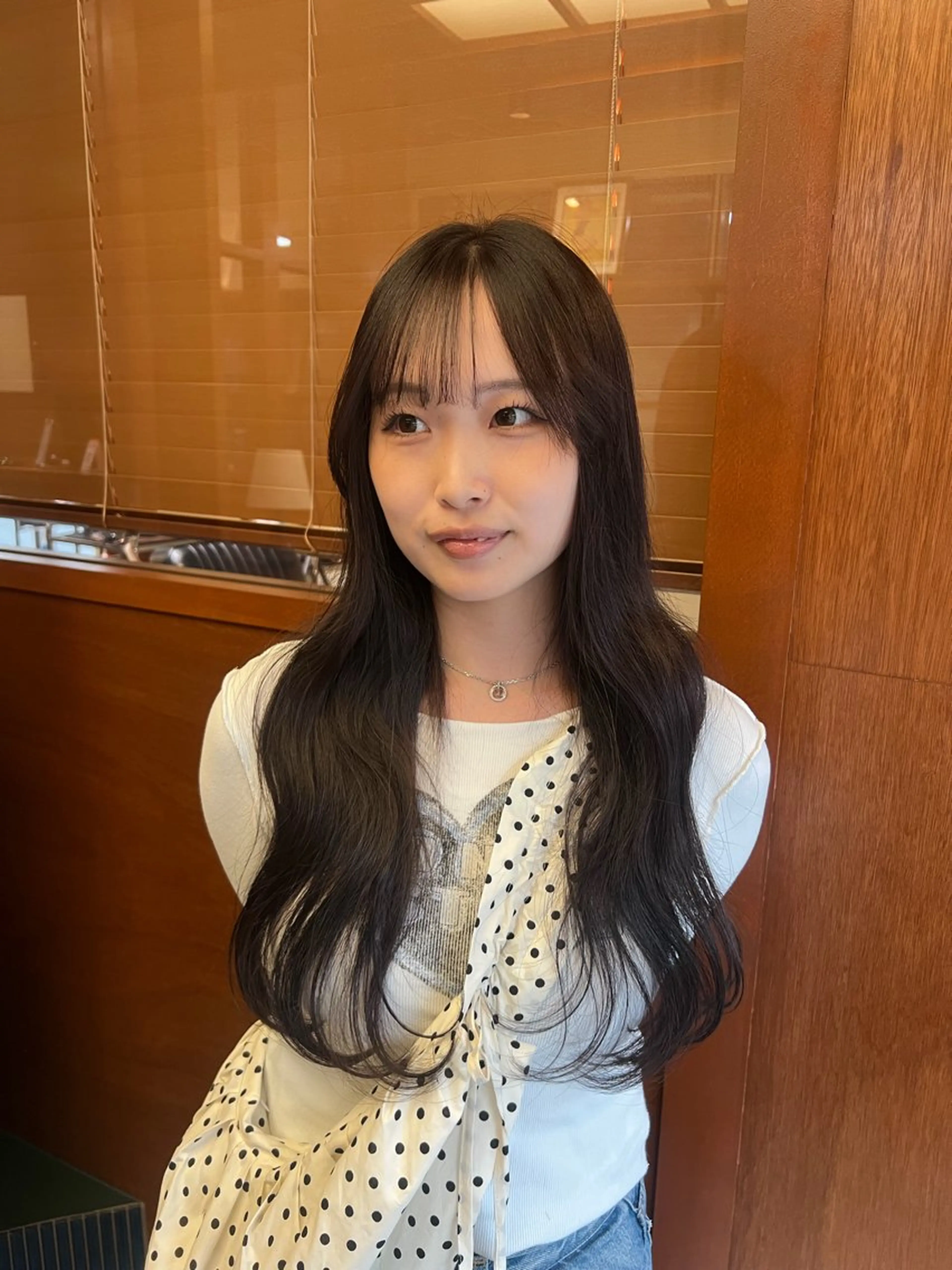 ロング ヘアカラー Meena by  urban所属・iroha/名古屋/ 暖色カラー/髪質改善のヘアスタイル