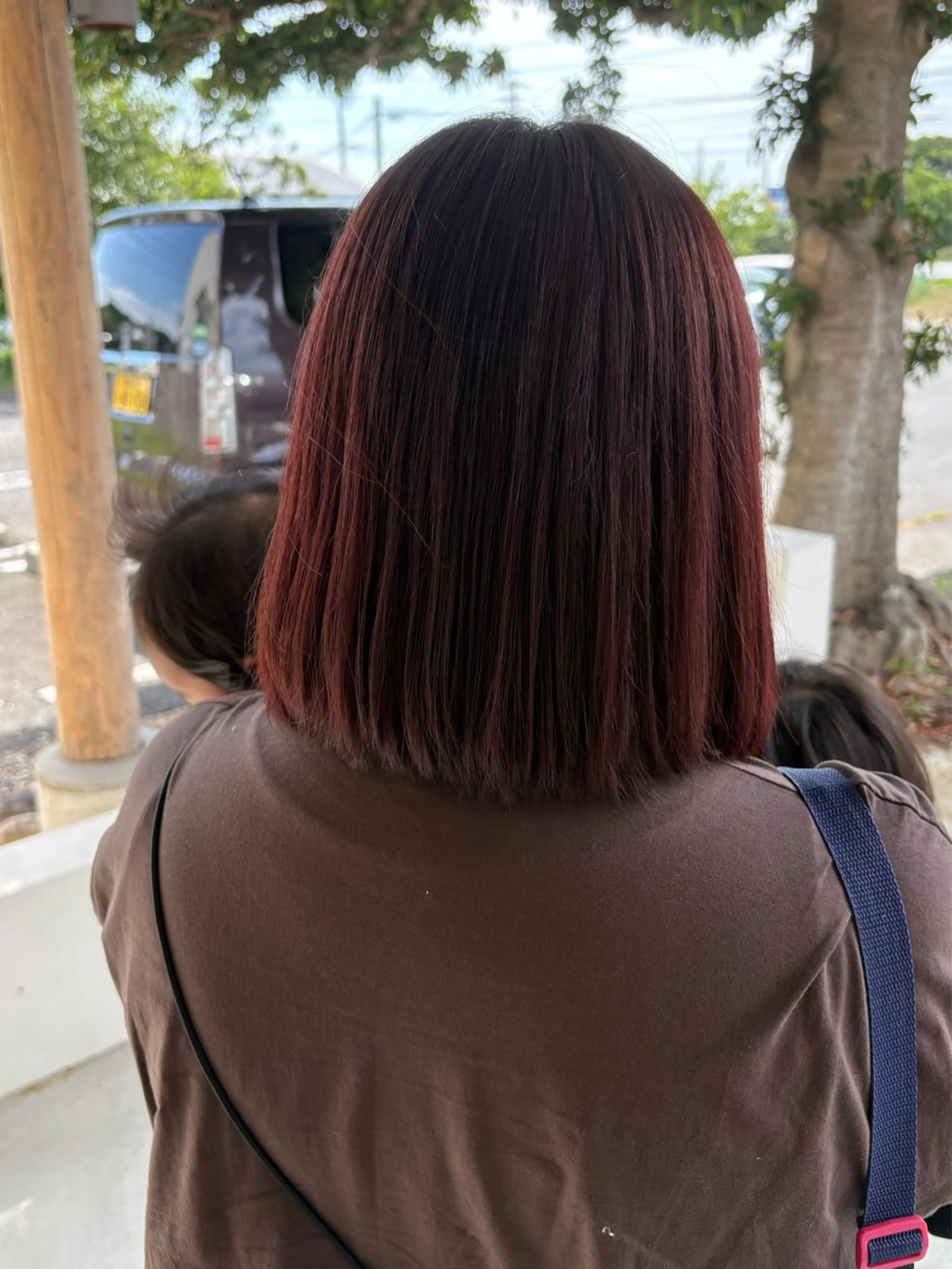 カラー ルプラボウ すぎやまみほのヘアスタイル