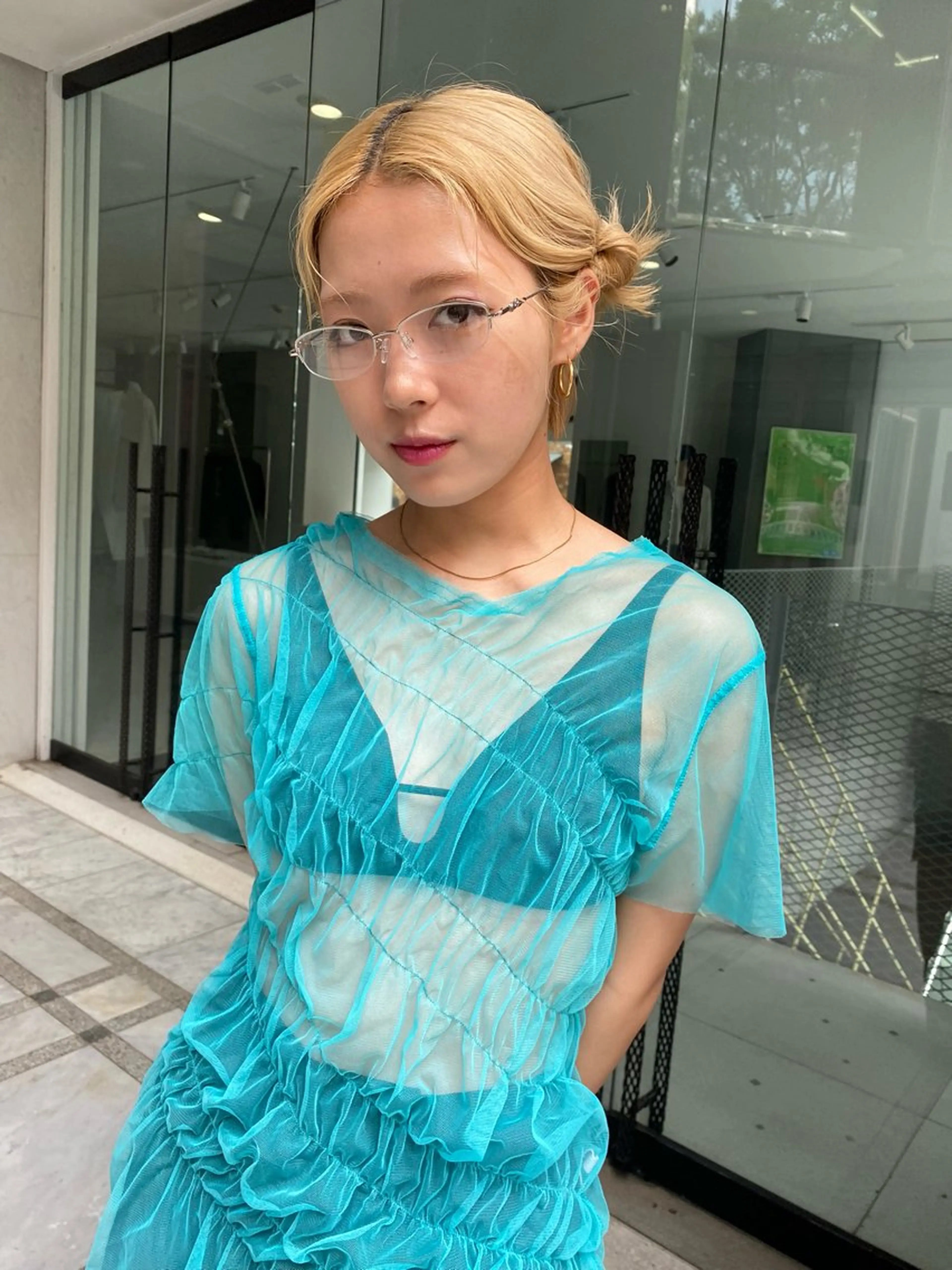 ショート カラー ヘアカラー riria/ボブ /ブラウンカラー🎀のヘアスタイル