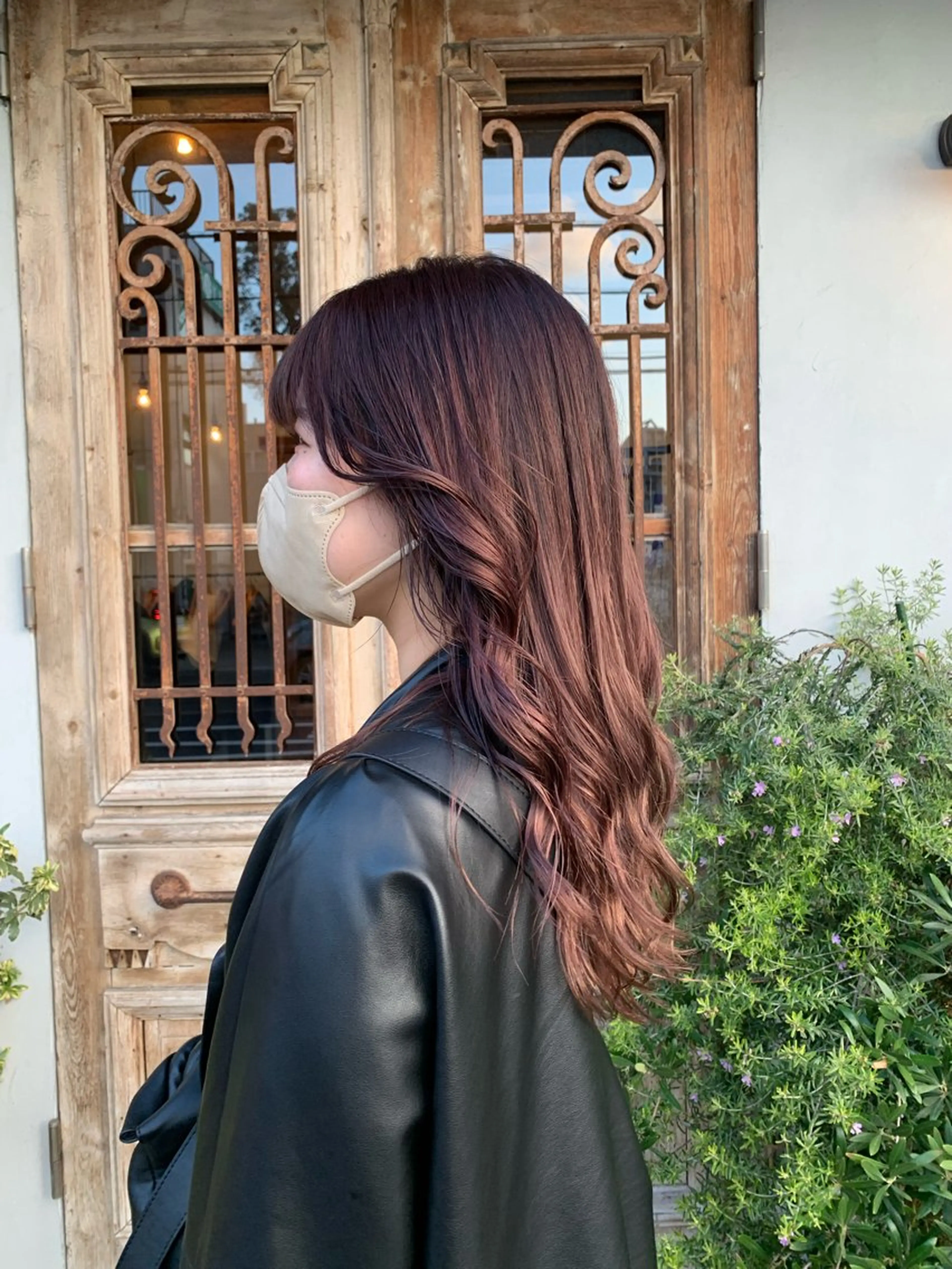 ロング カラー 井本 早紀のヘアスタイル