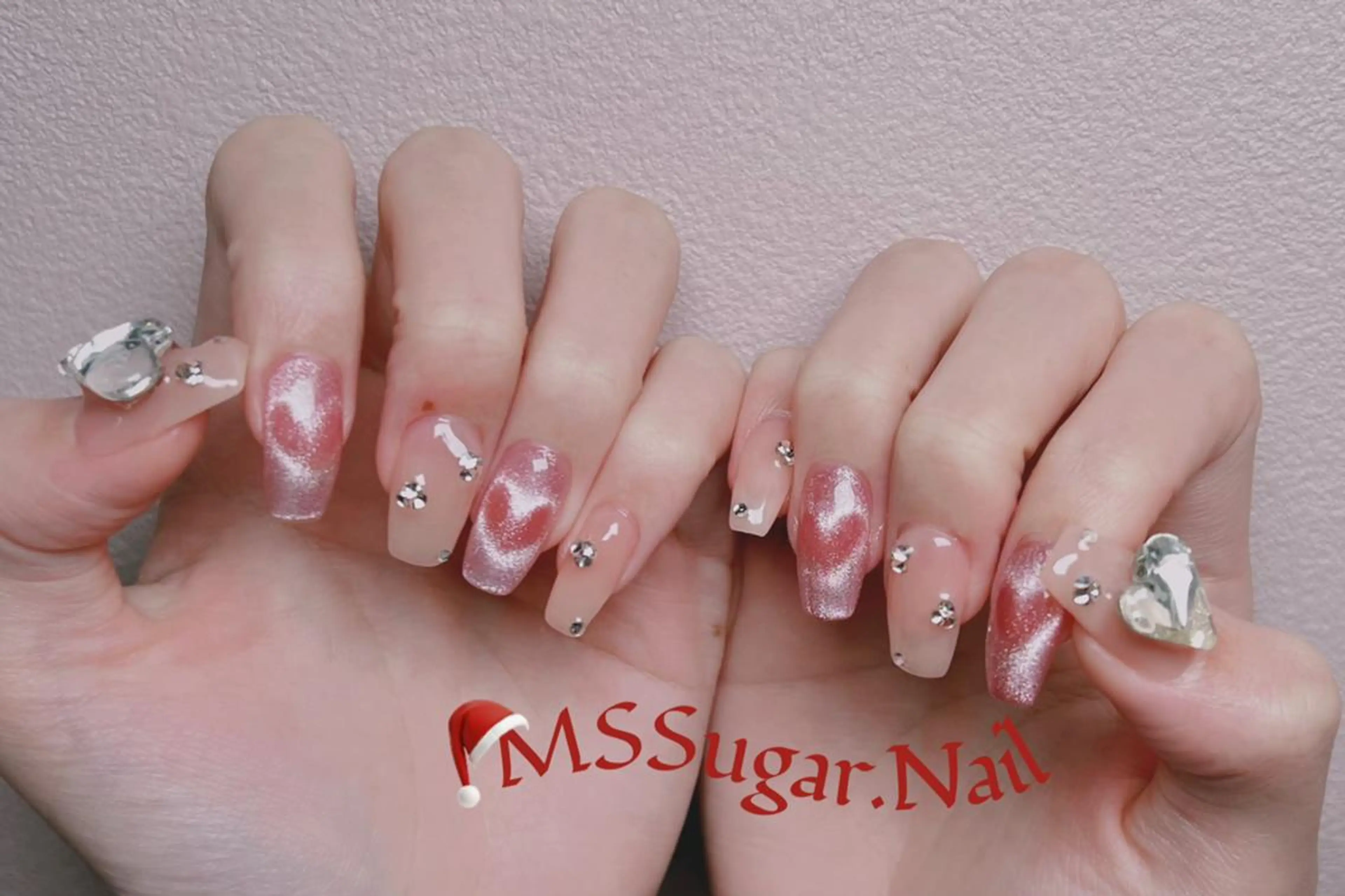 ネイル ハロウィン ロングネイル マグネットネイル スカルプネイル ネイルチップ ハンドネイル Mss ミサキのネイルデザイン