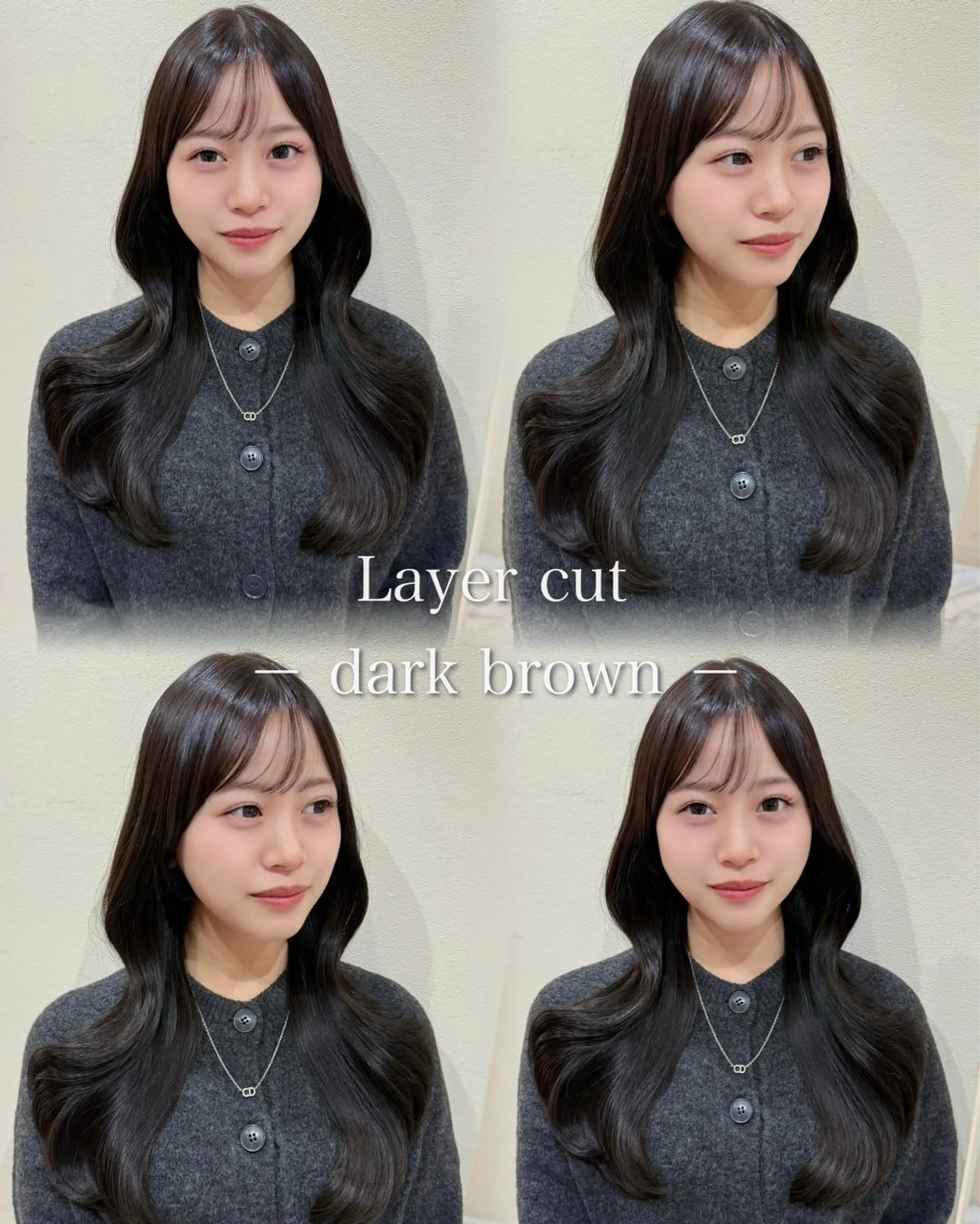 セミロング カラー 透明感カラー くびれヘア 髪質改善 くびれレイヤー レイヤーカット カット ヘアカラー トリートメント 似合わせレイヤーカッ ト🩶瀧本美咲のヘアスタイル