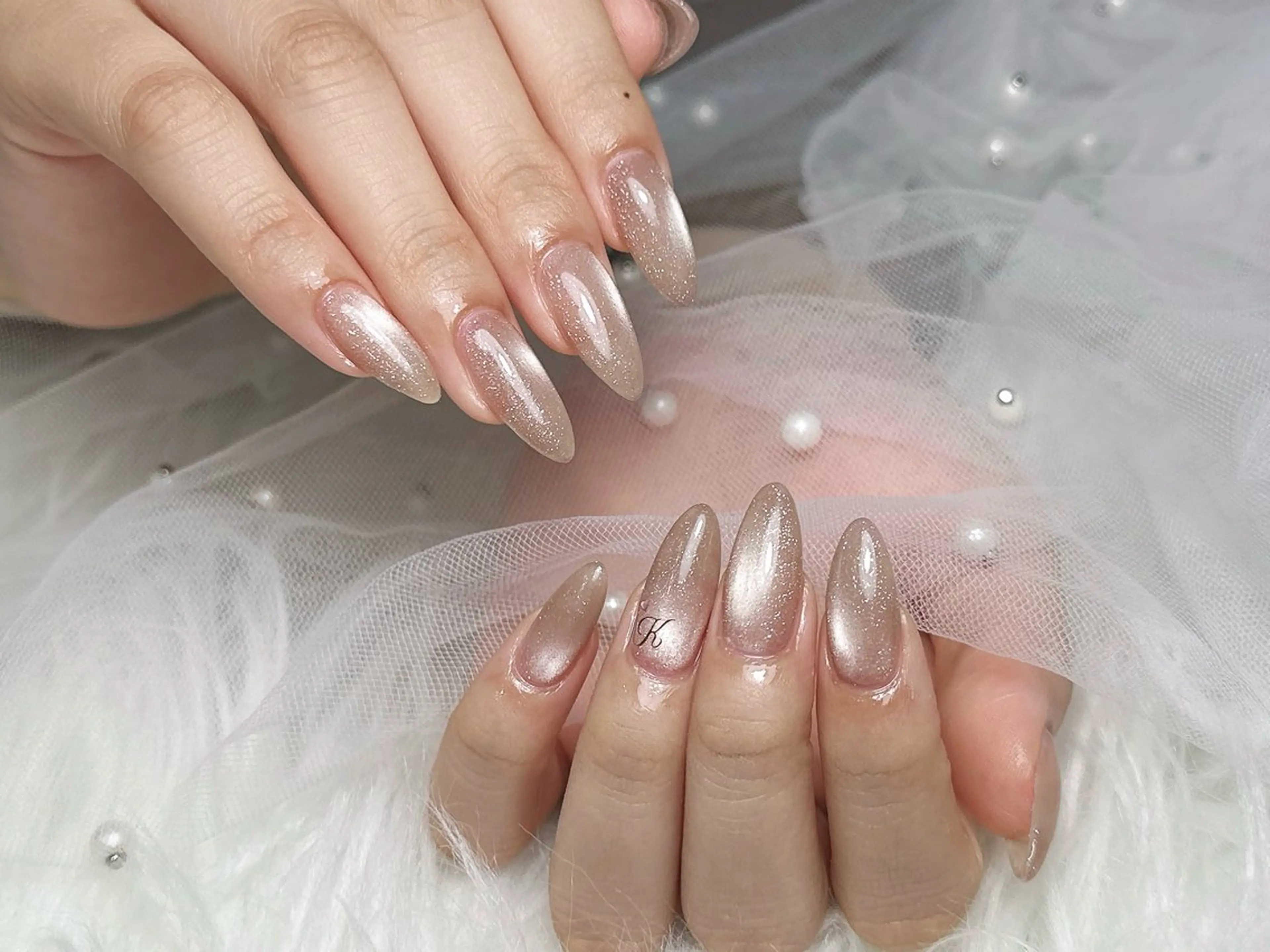 ネイル マグネットネイル ハンドネイル 【Eclat エクラ】nail&beauty所属・Eclat〔エクラ〕 MOEKA𝜗𝜚*のネイルデザイン