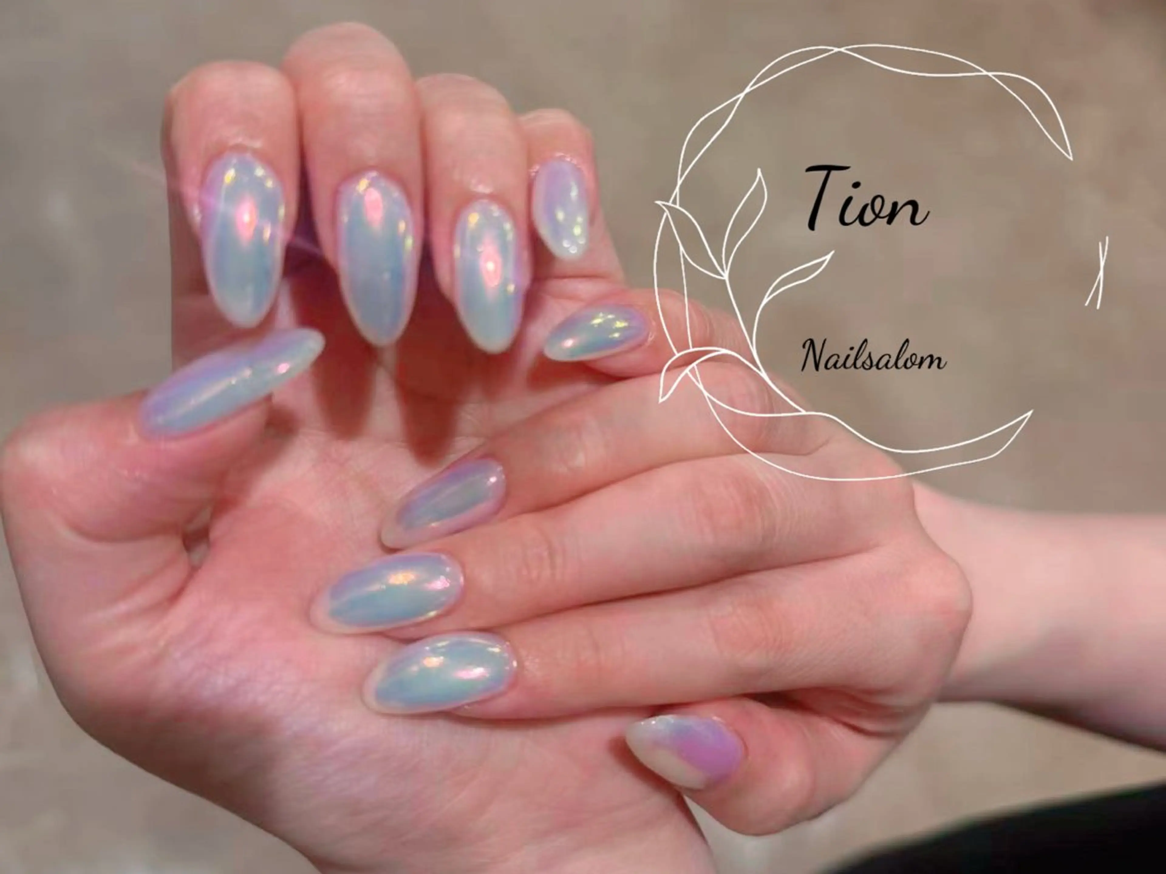 ネイル 長さ出し フットネイル ジェルネイル 韓国ネイル マグネットネイル Nailsalon Tion二子玉川店のネイルデザイン