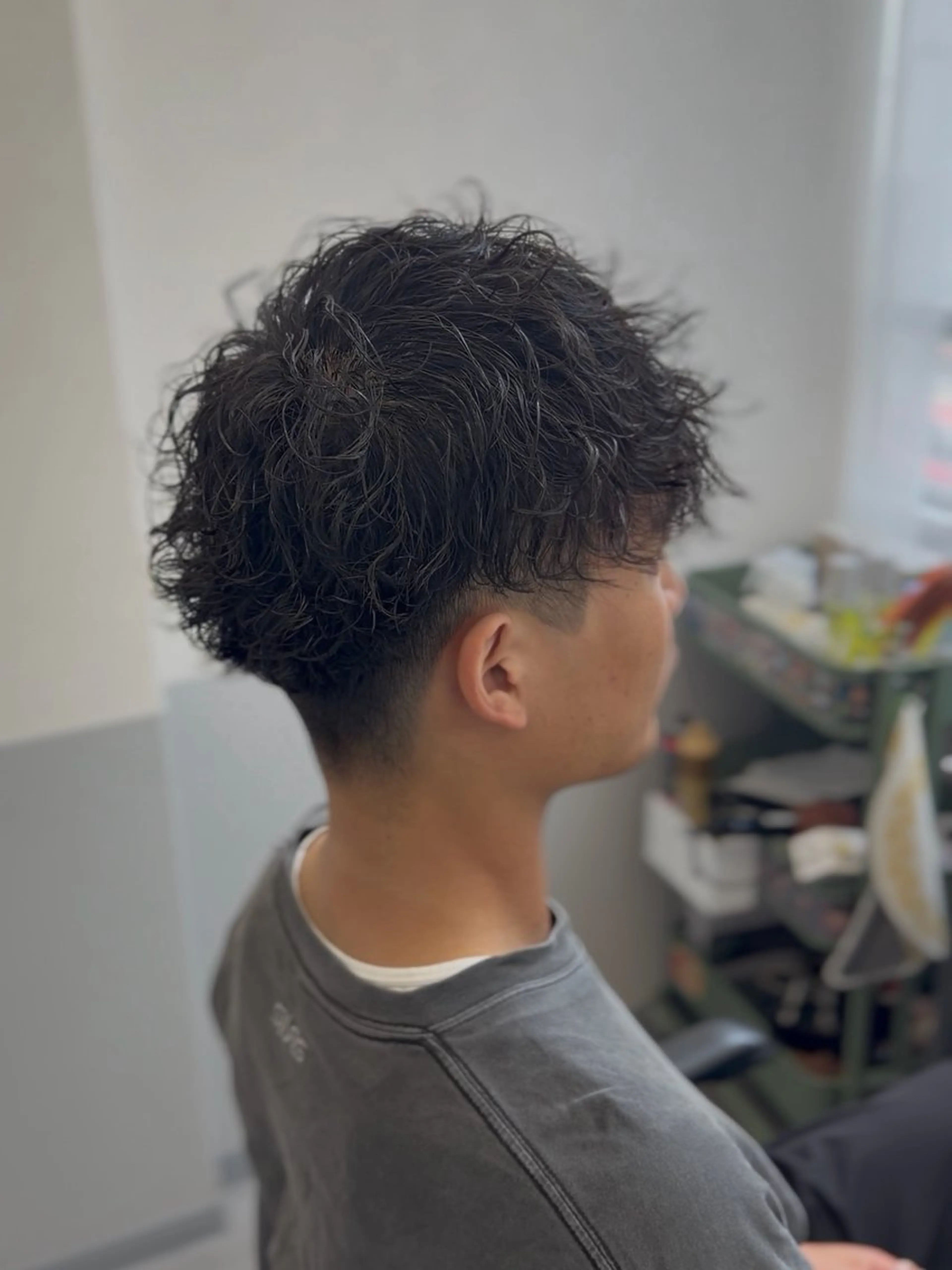 ショート パーマ メンズ カット パーマ トリートメント ヘッドスパ 【tocca茨木】 MOMOKAのヘアスタイル