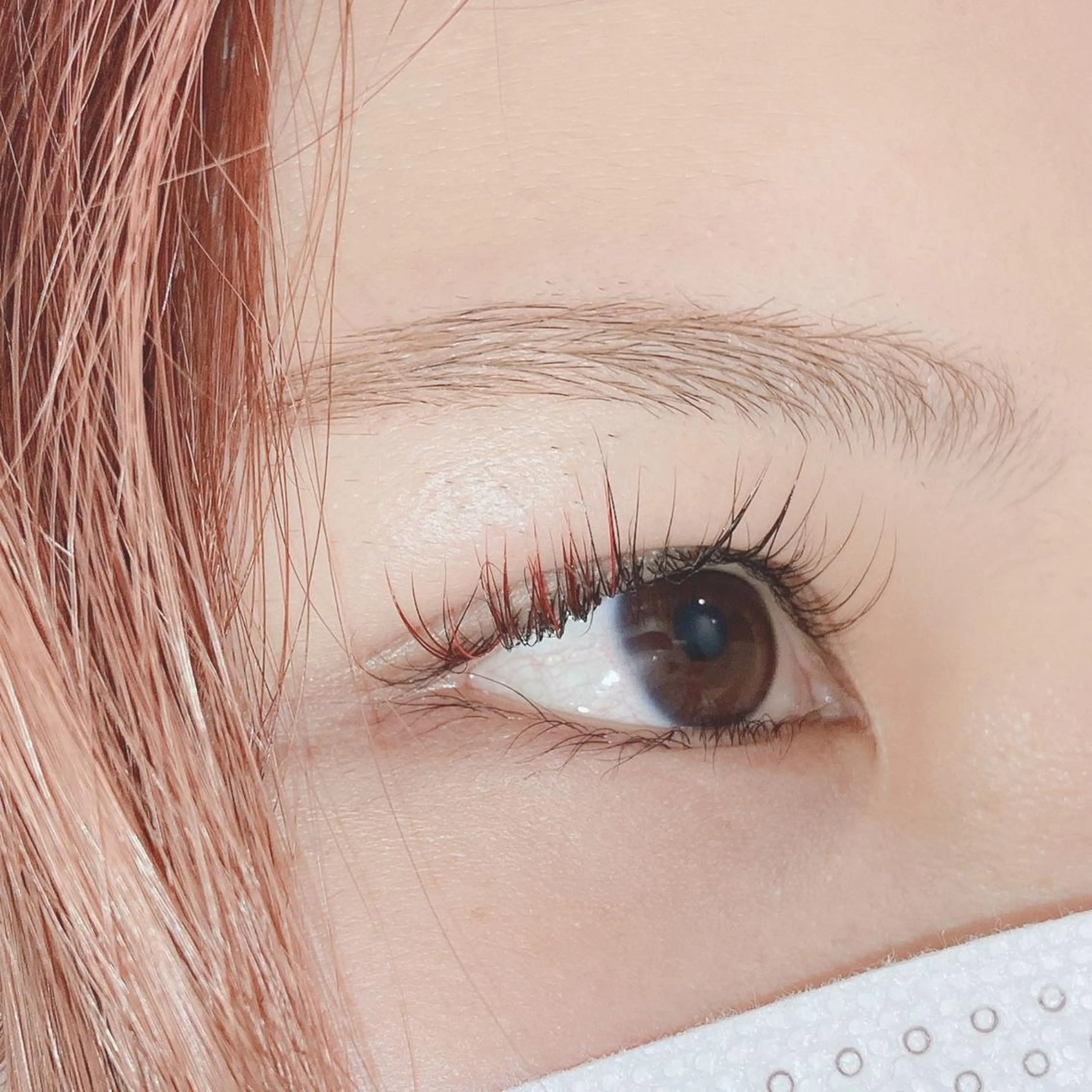 マツエク・マツパ 曲がる縮毛矯正 LIBER 岩名のヘアスタイル