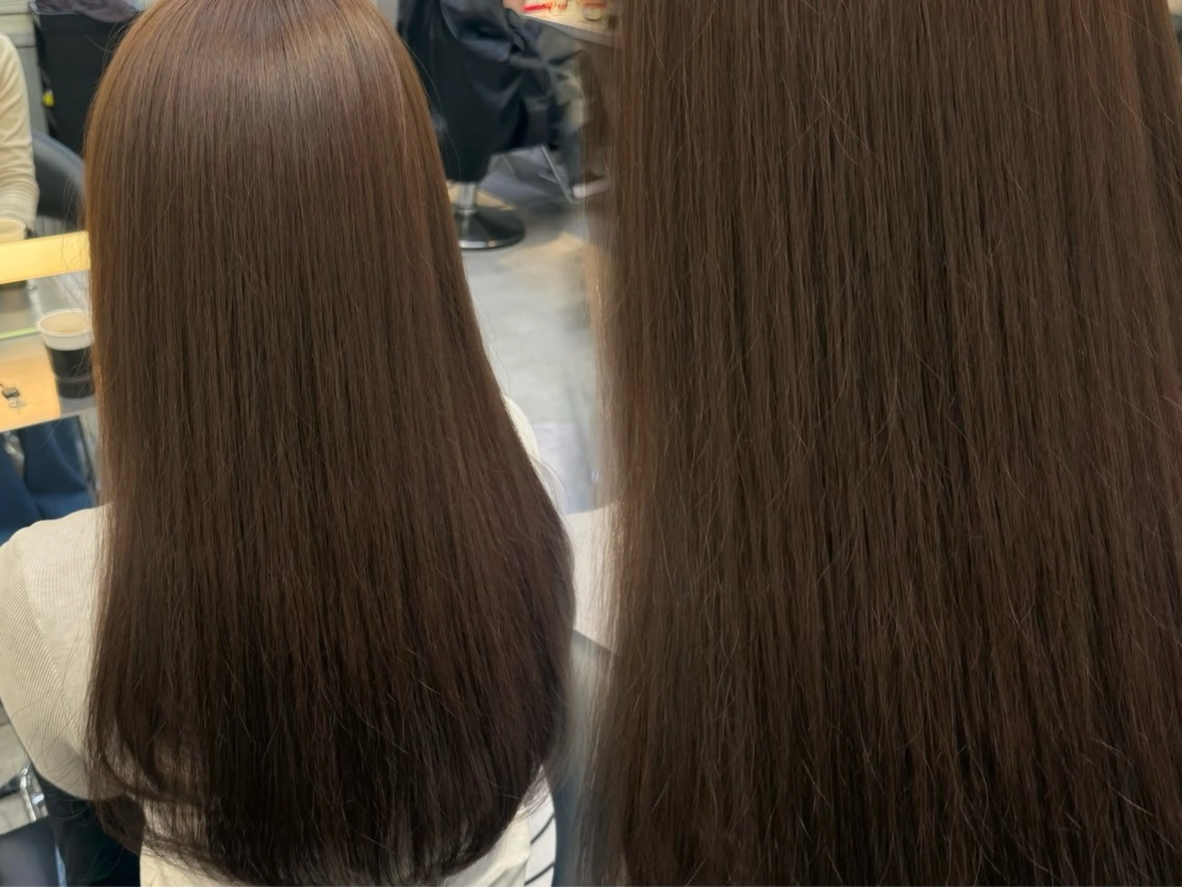 ロング カラー カット ヘアカラー トリートメント 韓国レイヤー× 艶髪 池袋/ハナ🌷のヘアスタイル