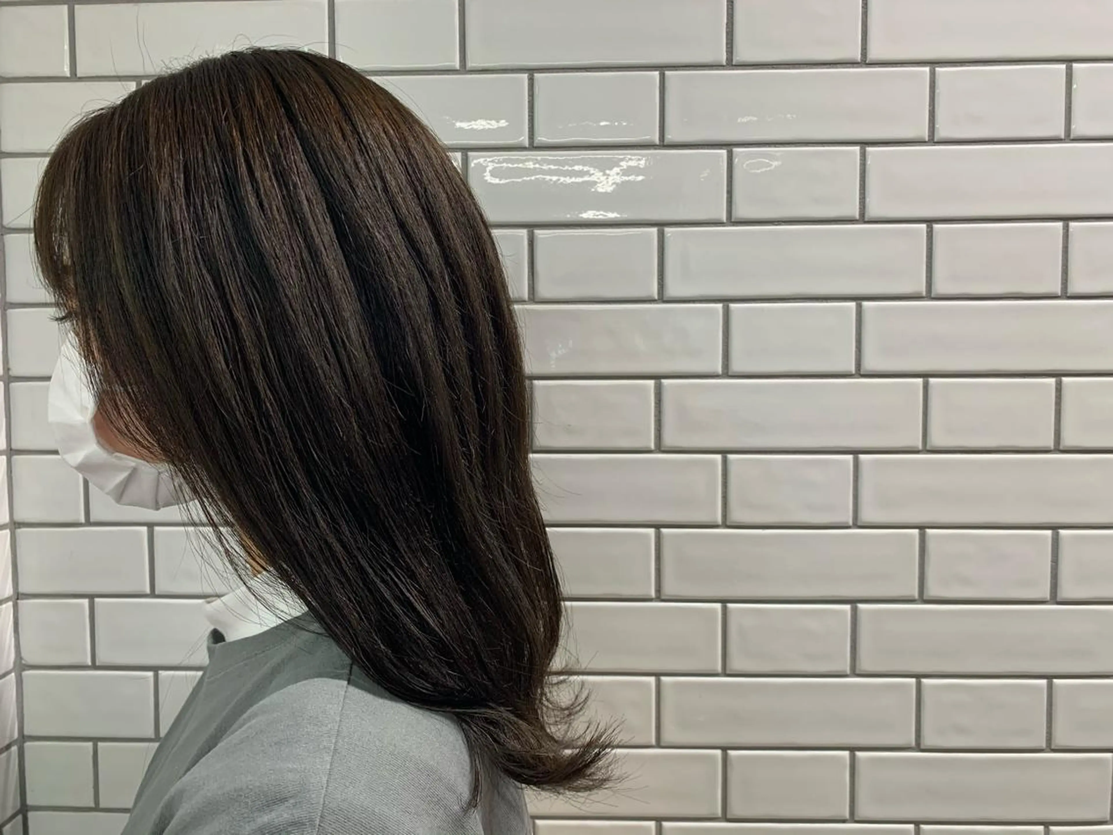 ミディアム カラー 💎艶髪💎縮毛矯正 /髪質改善/ひかるのヘアスタイル