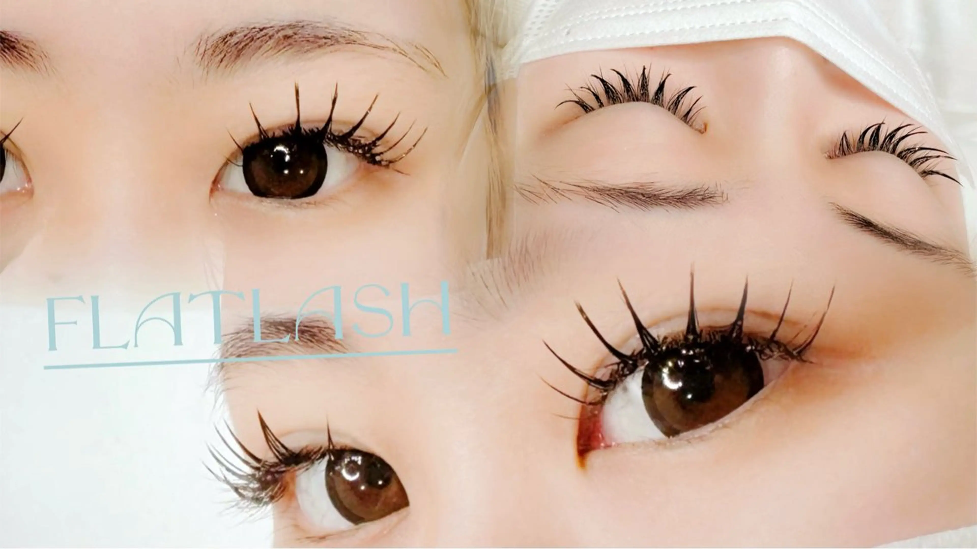 マツエク・マツパ フラットラッシュ ～petiteCoco～eye&eyebrowStudio所属・petiteCoco /長野 麗衣奈のマツエク・マツパデザイン