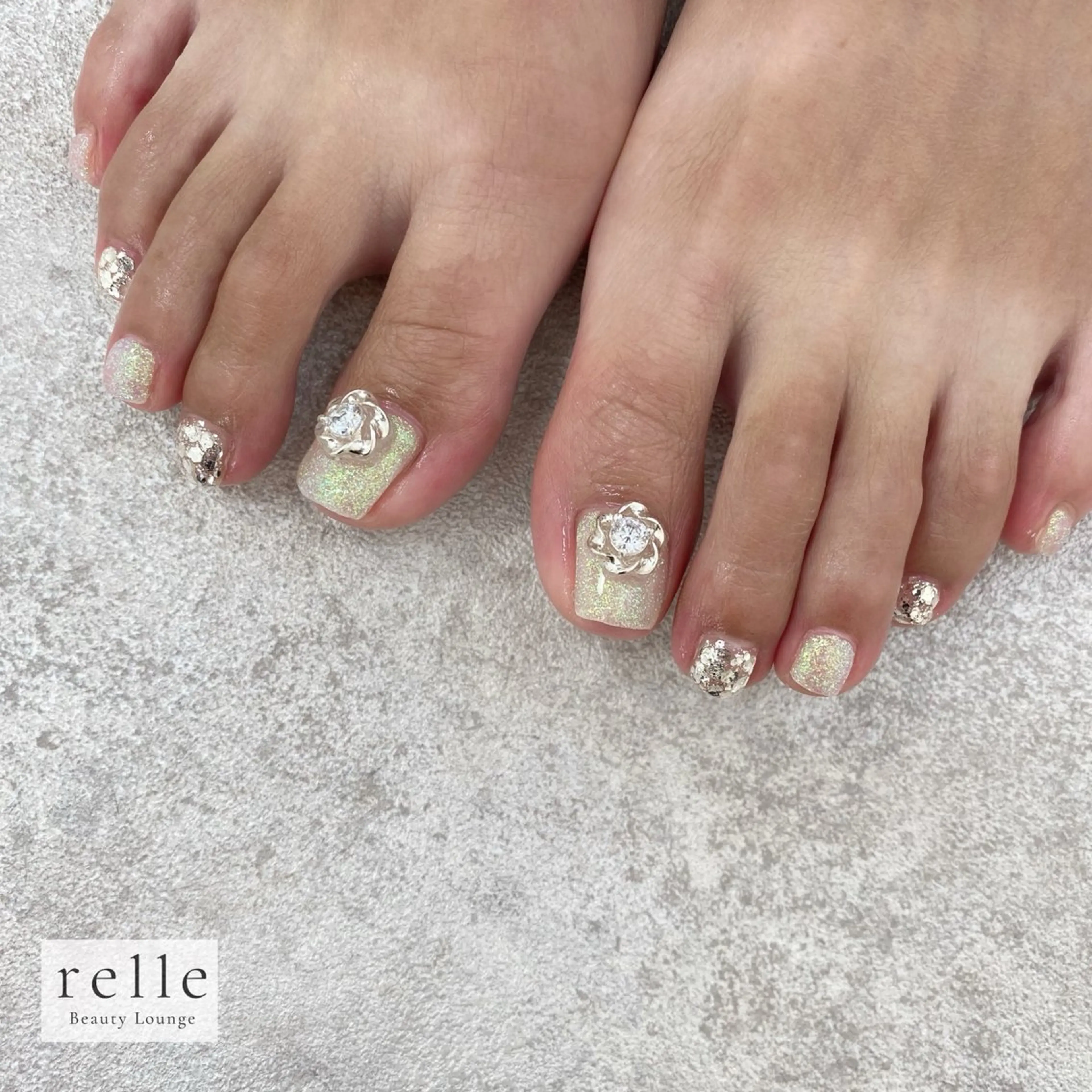 ネイル フットネイル Beauty Lounge relle(リル)所属・relle 🥀✨ Kuronoのネイルデザイン