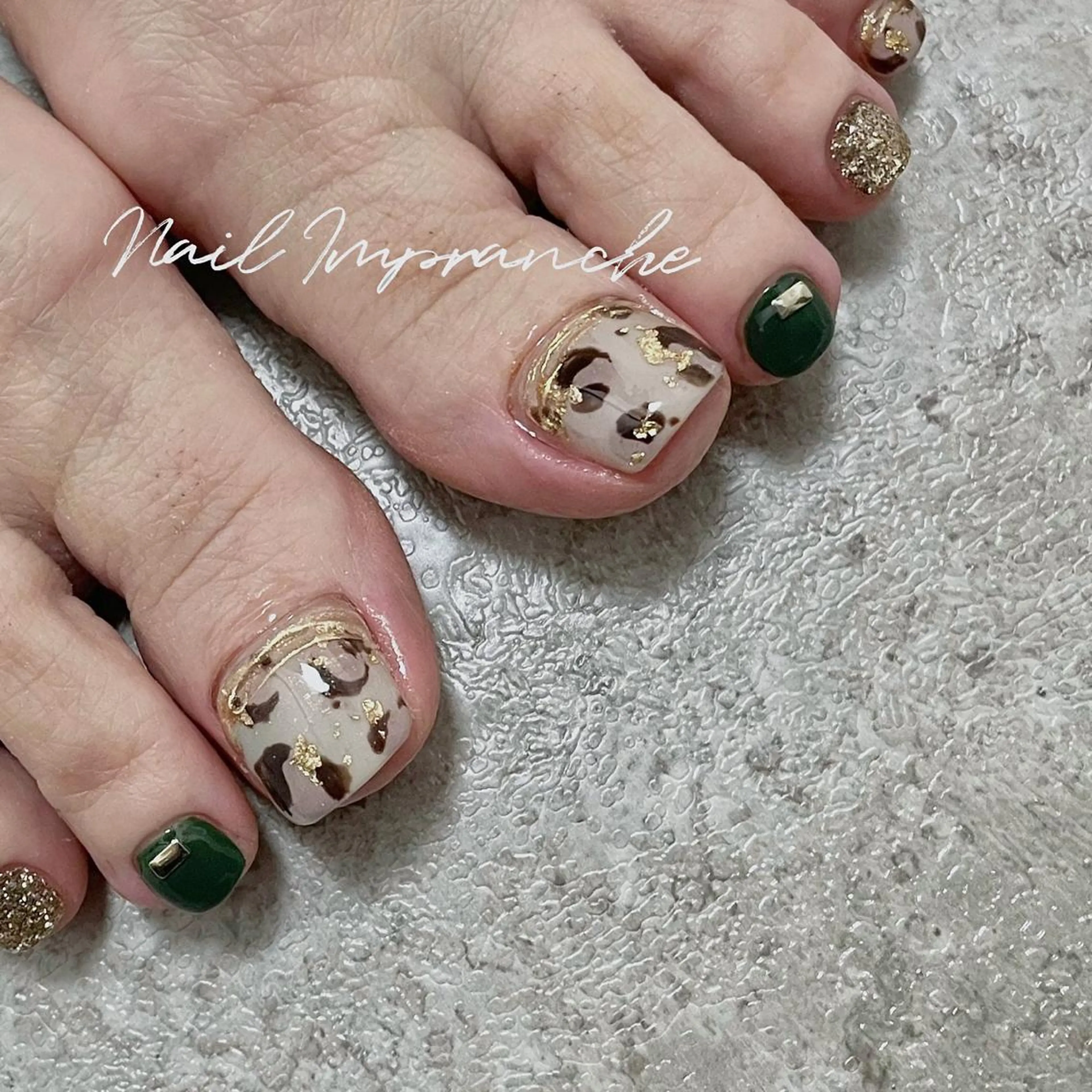 カラー ヘアアレンジ ネイル マツエク・マツパ フットネイル フットネイル 松井 亜由美のネイルデザイン