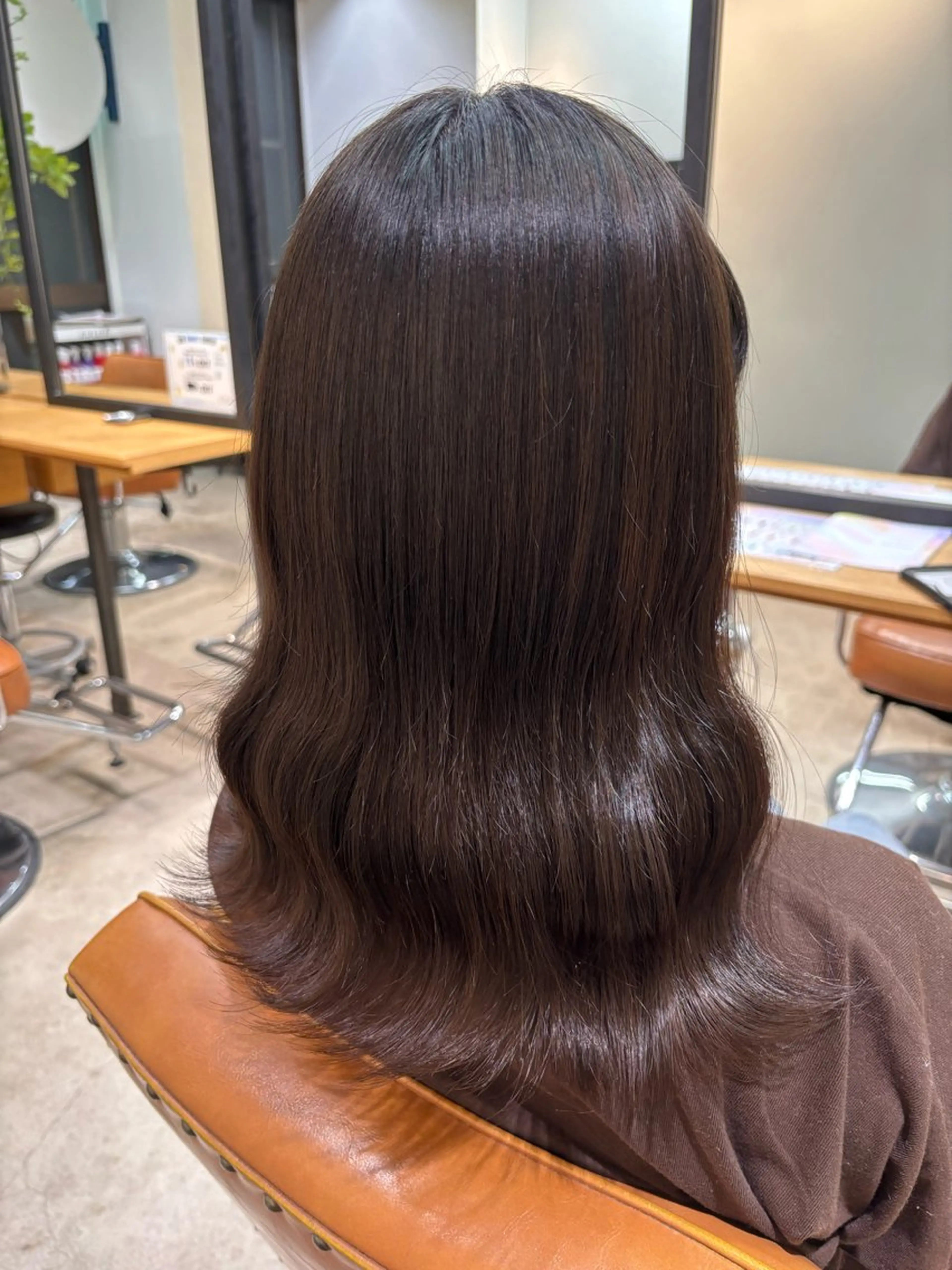 セミロング カラー zina karin୨୧˙˳⋆のヘアスタイル